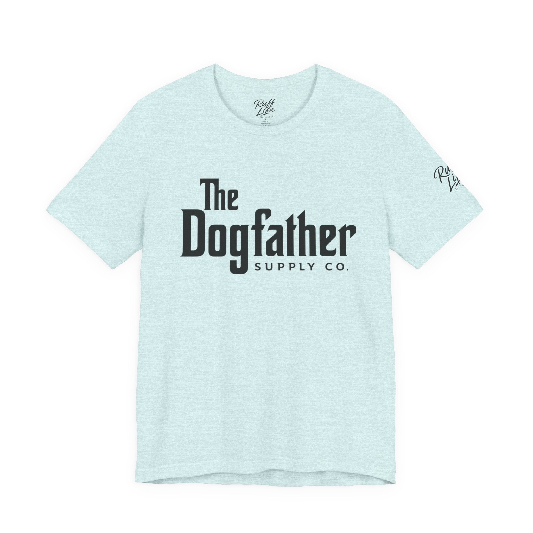 Dogfather T‑Shirt — "Respect the Family, Respect the Food Bowl" Funny Dog Graphic Tee