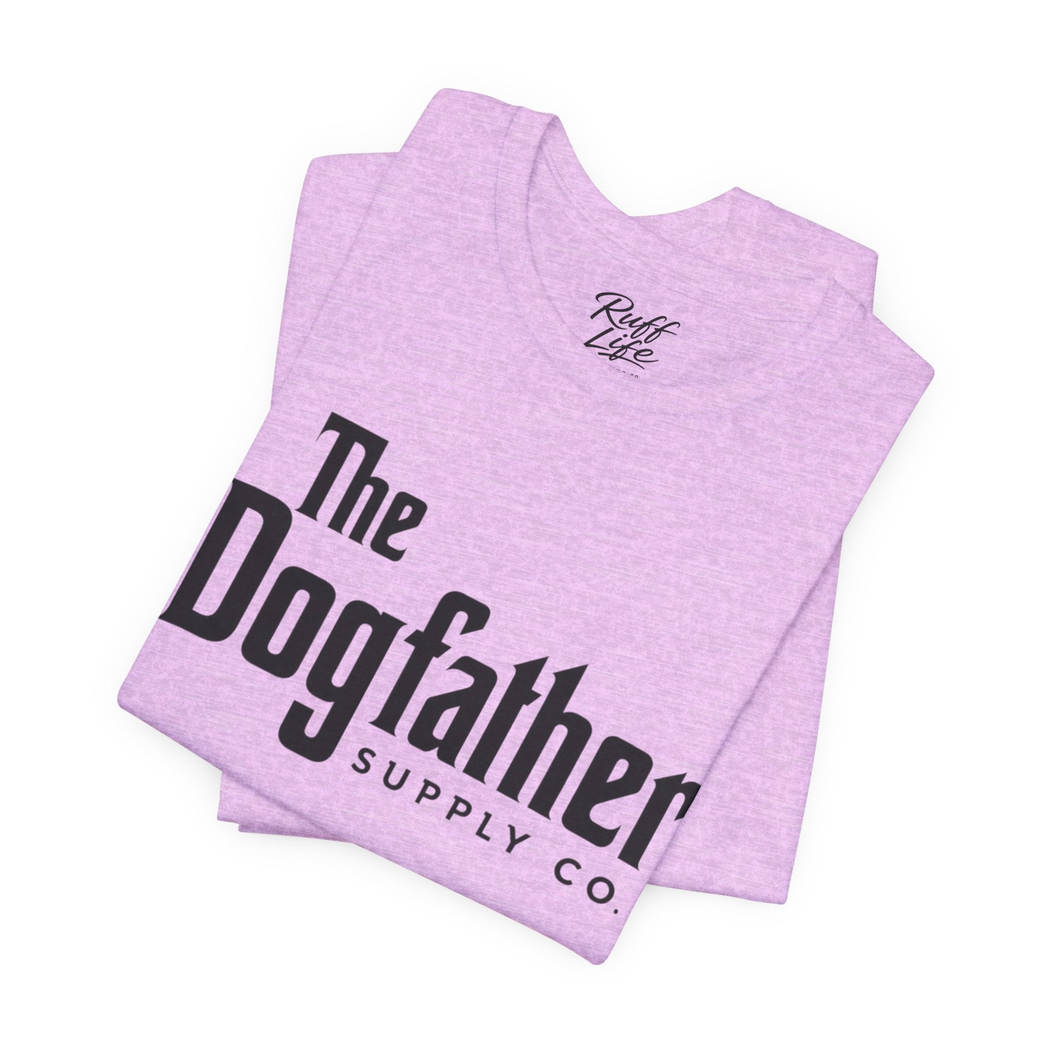 Dogfather T‑Shirt — "Respect the Family, Respect the Food Bowl" Funny Dog Graphic Tee