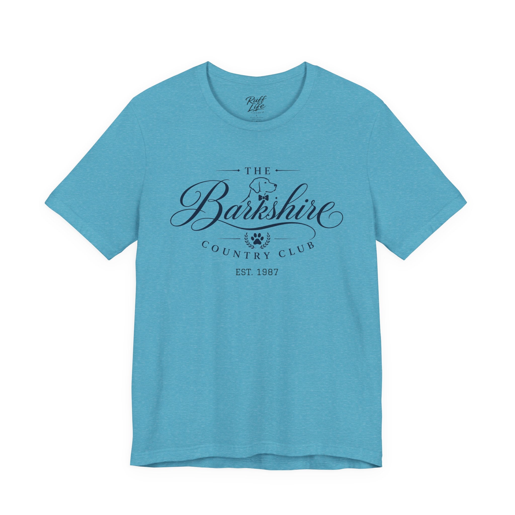Champagne Problems Dog Tee — "It's a Ruff Life" Novelty Graphic T-Shirt
