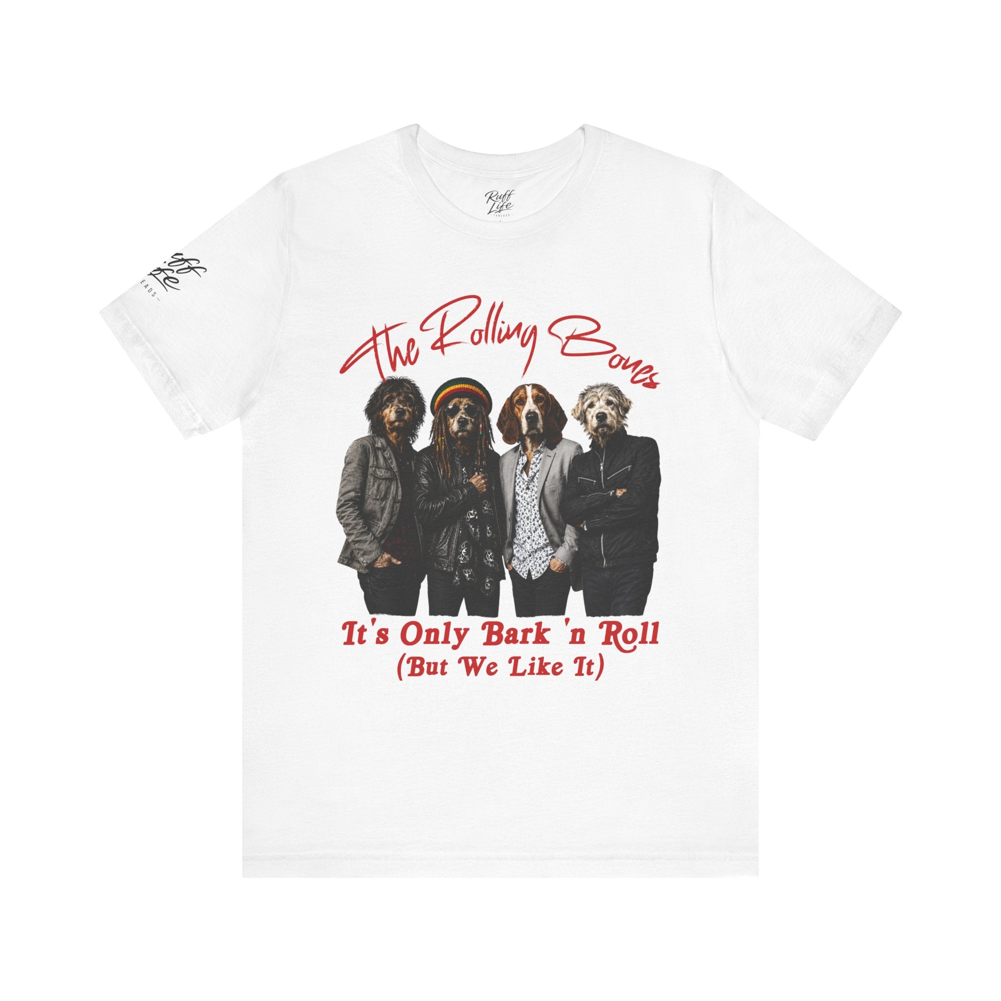 It's Only Bark 'n' Roll Dog Band T-Shirt