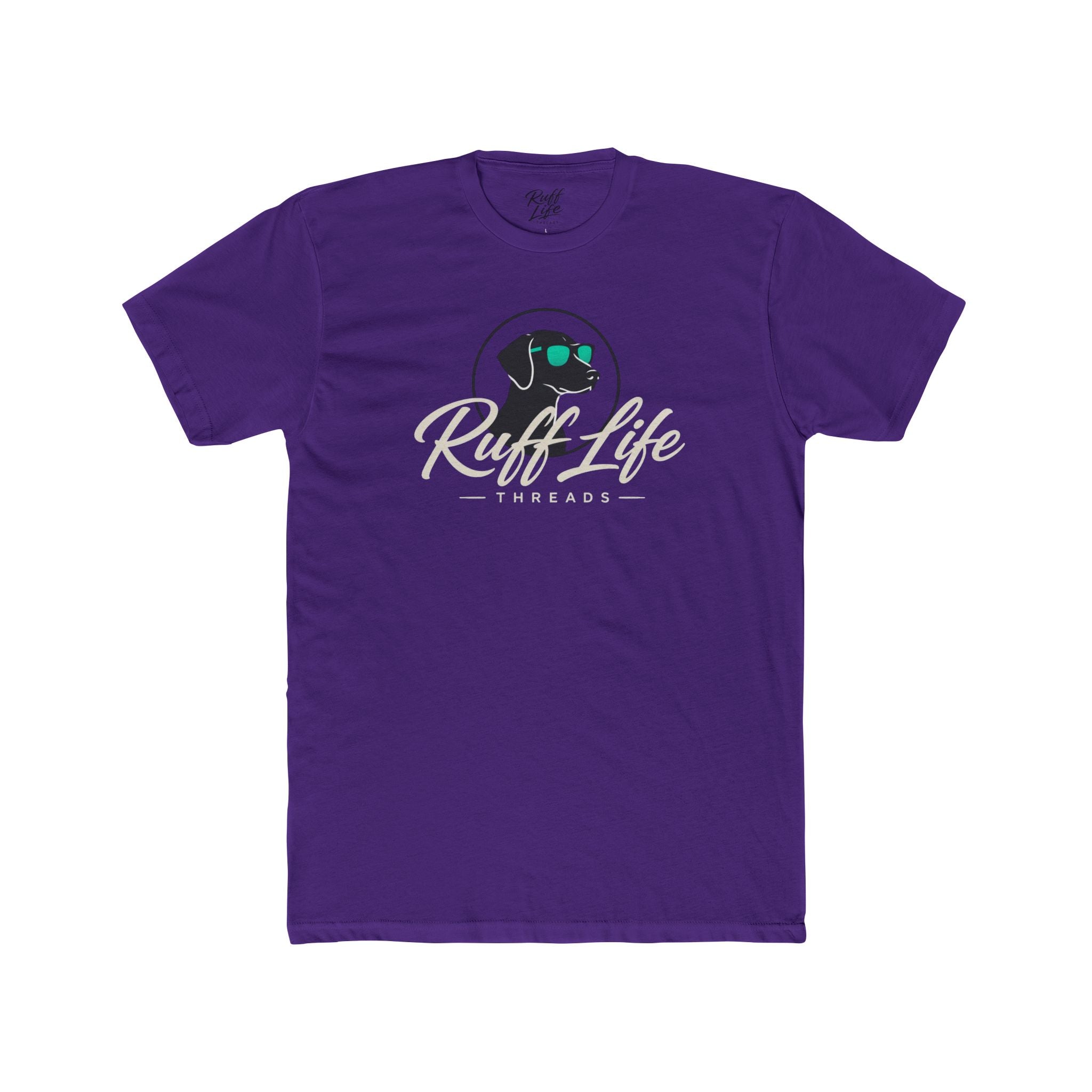 Ruff Life Tee — Retro Dog Graphic Cotton T‑Shirt
