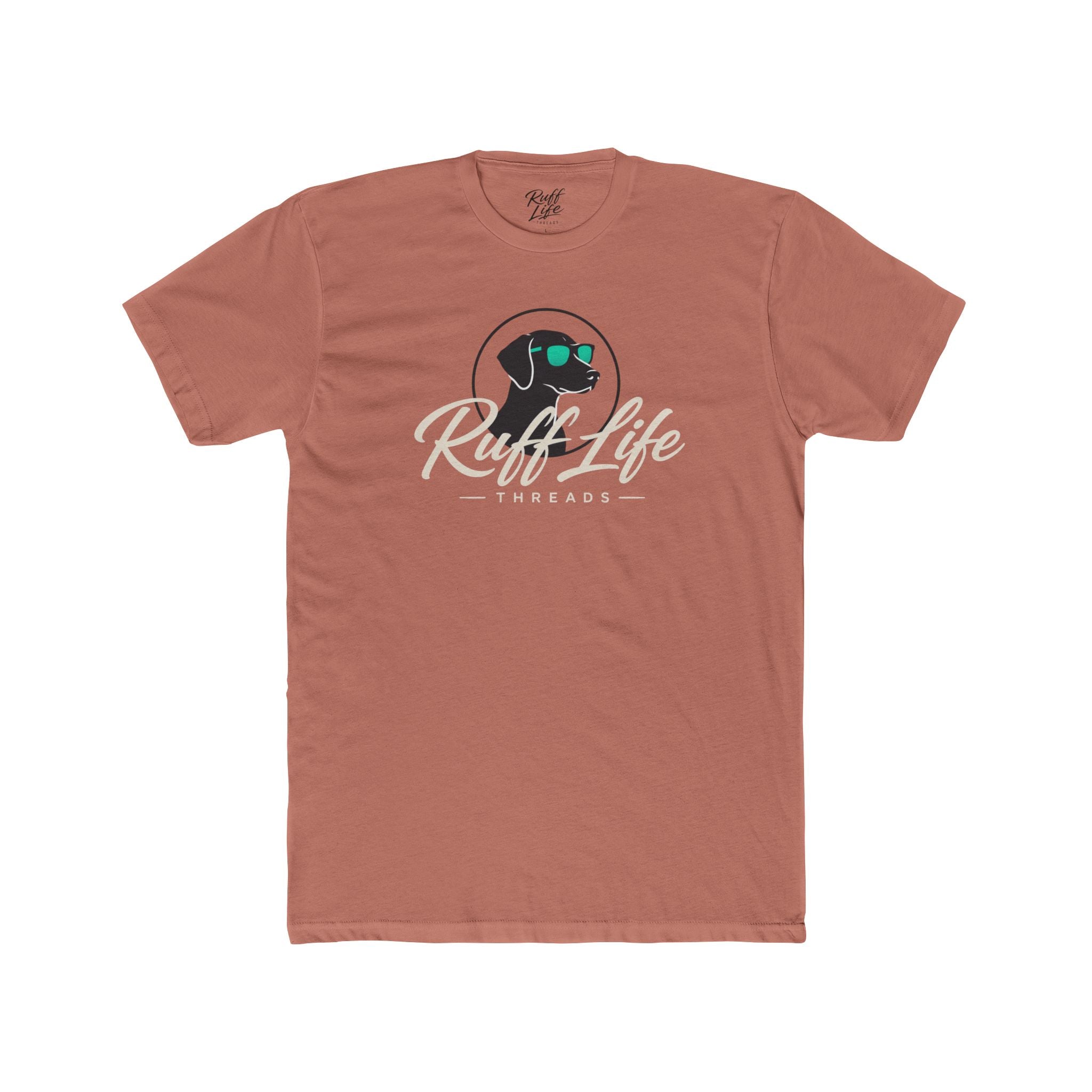 Ruff Life Tee — Retro Dog Graphic Cotton T‑Shirt