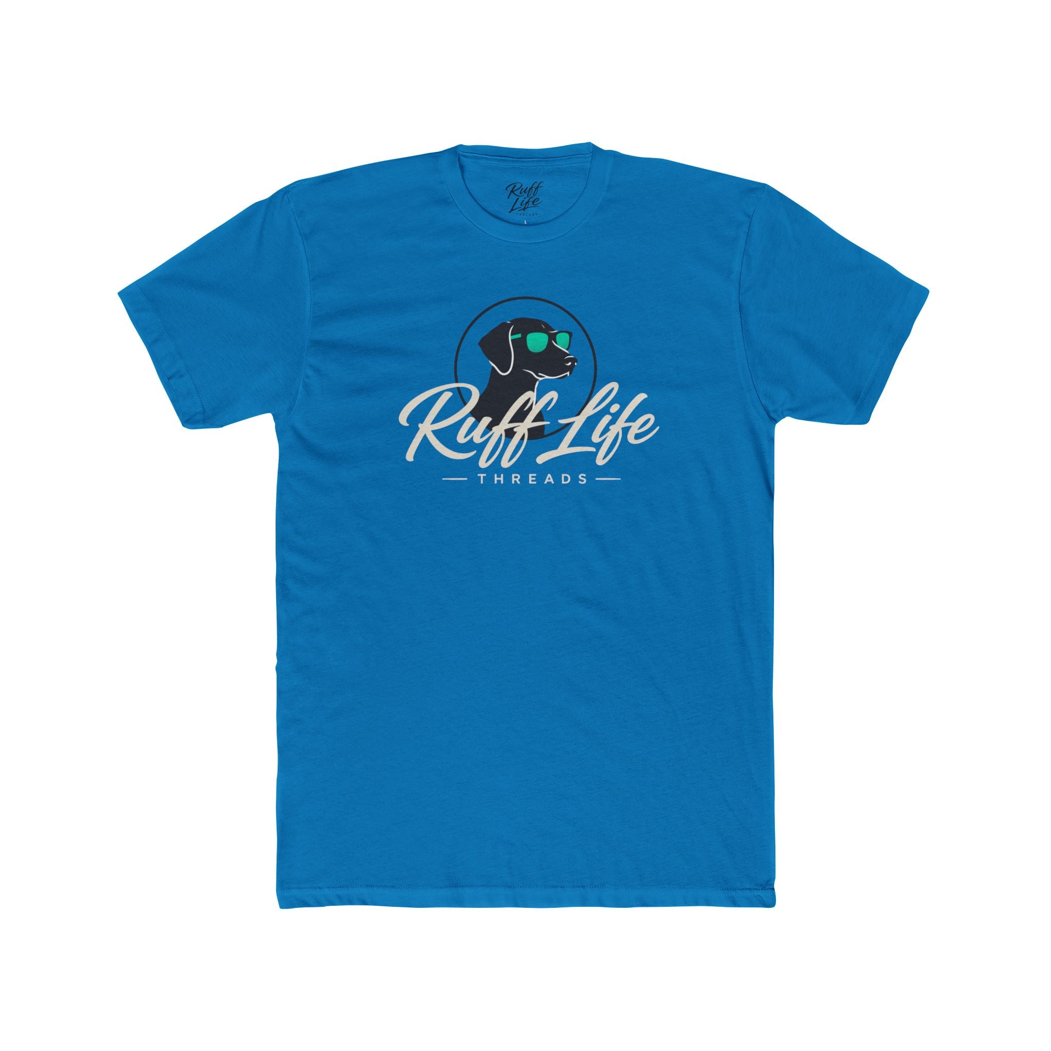 Ruff Life Tee — Retro Dog Graphic Cotton T‑Shirt