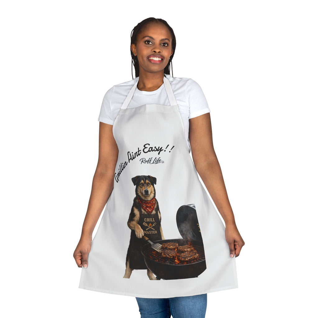 Apron — 'Grillin' Ain't Easy' Dog BBQ Apron