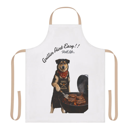 Apron — 'Grillin' Ain't Easy' Dog BBQ Apron