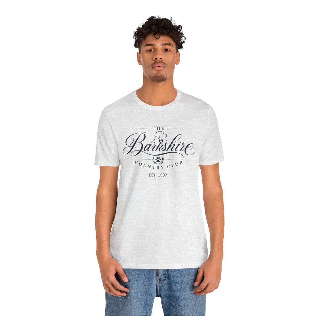 Barkshire CC Tee — "My Financial Advisor Told Me to Diversify" Dog Champagne & Oysters T-Shirt