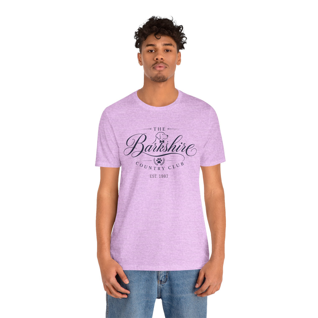 Barkshire CC Tee — "My Financial Advisor Told Me to Diversify" Dog Champagne & Oysters T-Shirt