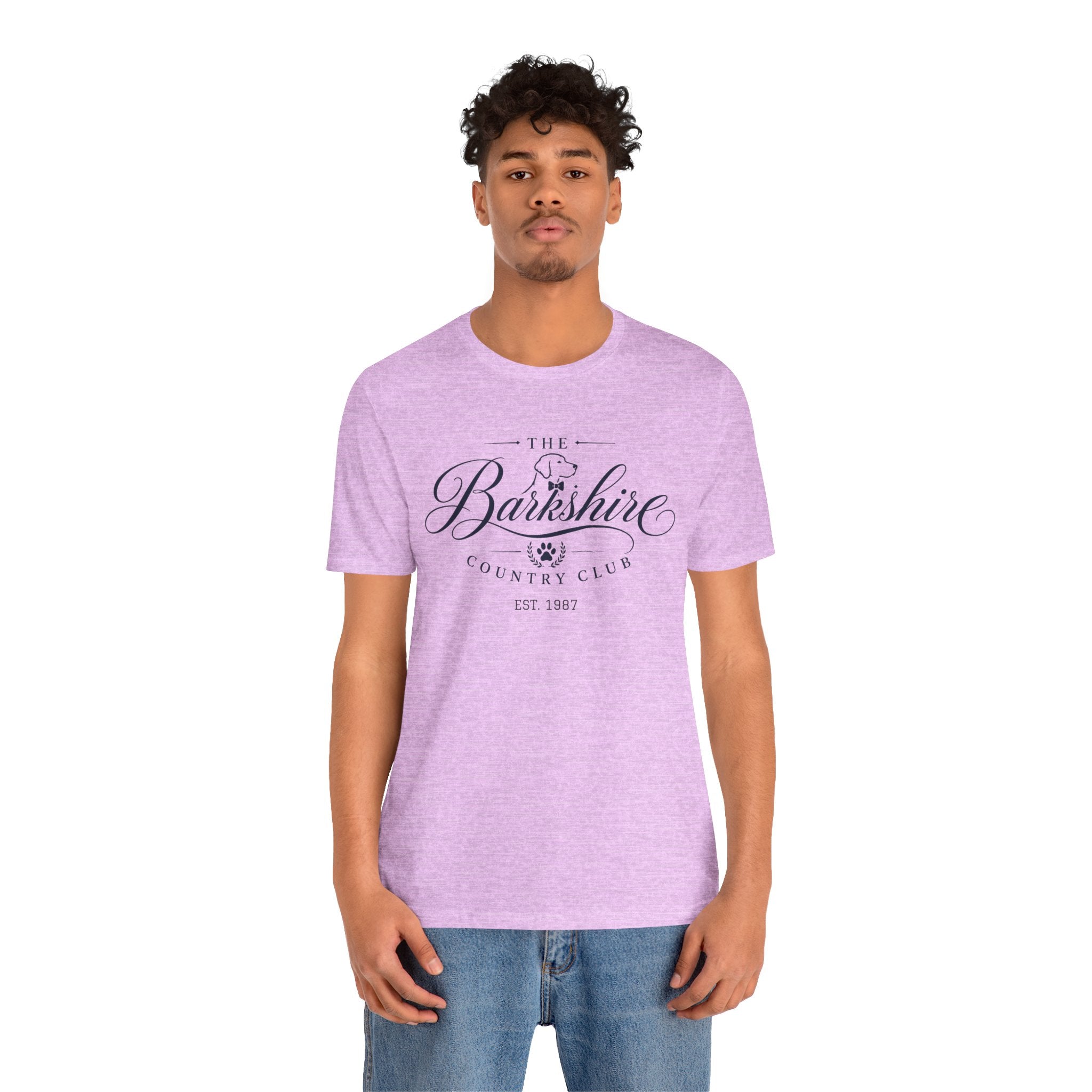 Barkshire CC Tee — "My Financial Advisor Told Me to Diversify" Dog Champagne & Oysters T-Shirt