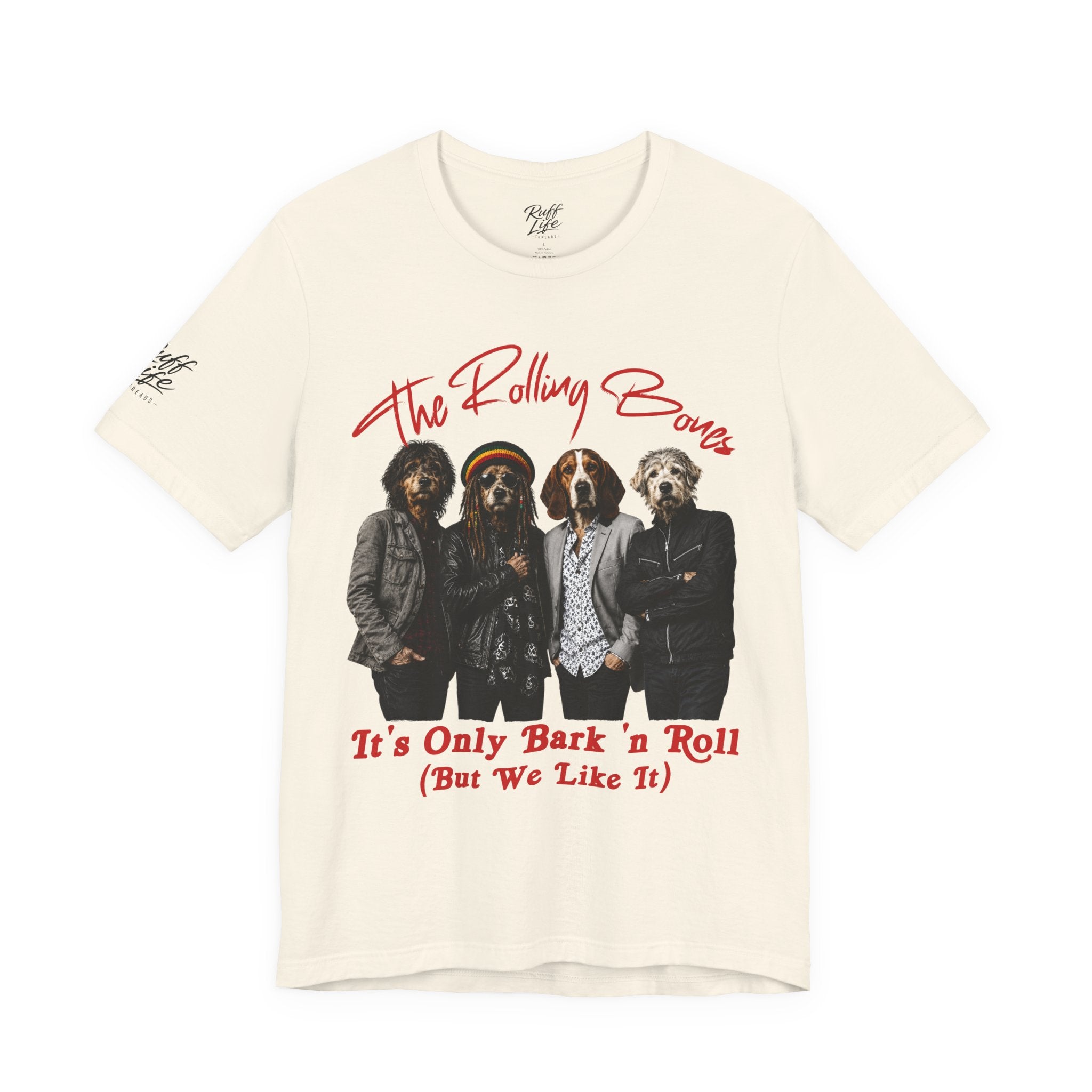 It's Only Bark 'n' Roll Dog Band T-Shirt