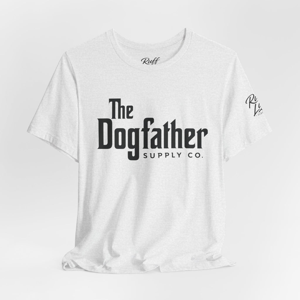 Dogfather T‑Shirt — "Respect the Family, Respect the Food Bowl" Funny Dog Graphic Tee