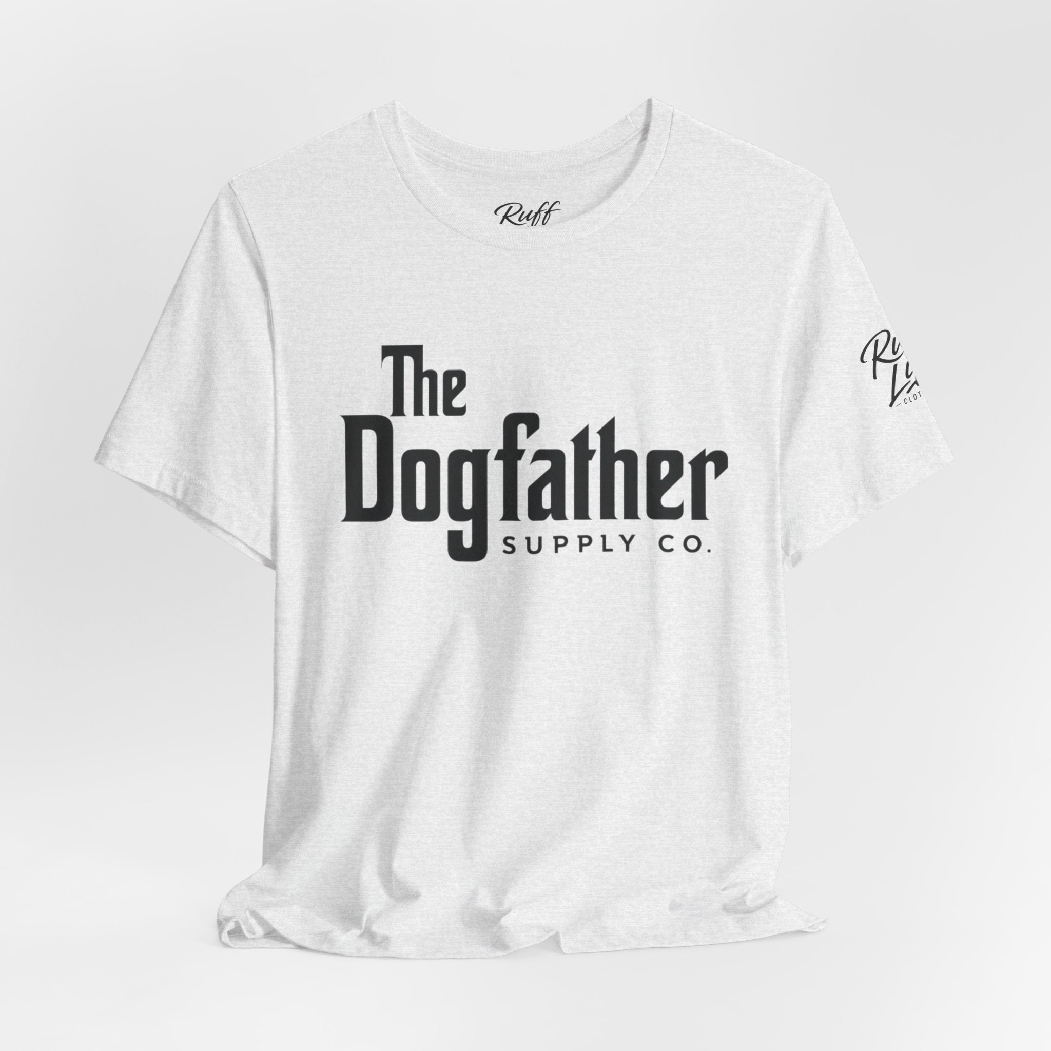 Dogfather T‑Shirt — "Respect the Family, Respect the Food Bowl" Funny Dog Graphic Tee