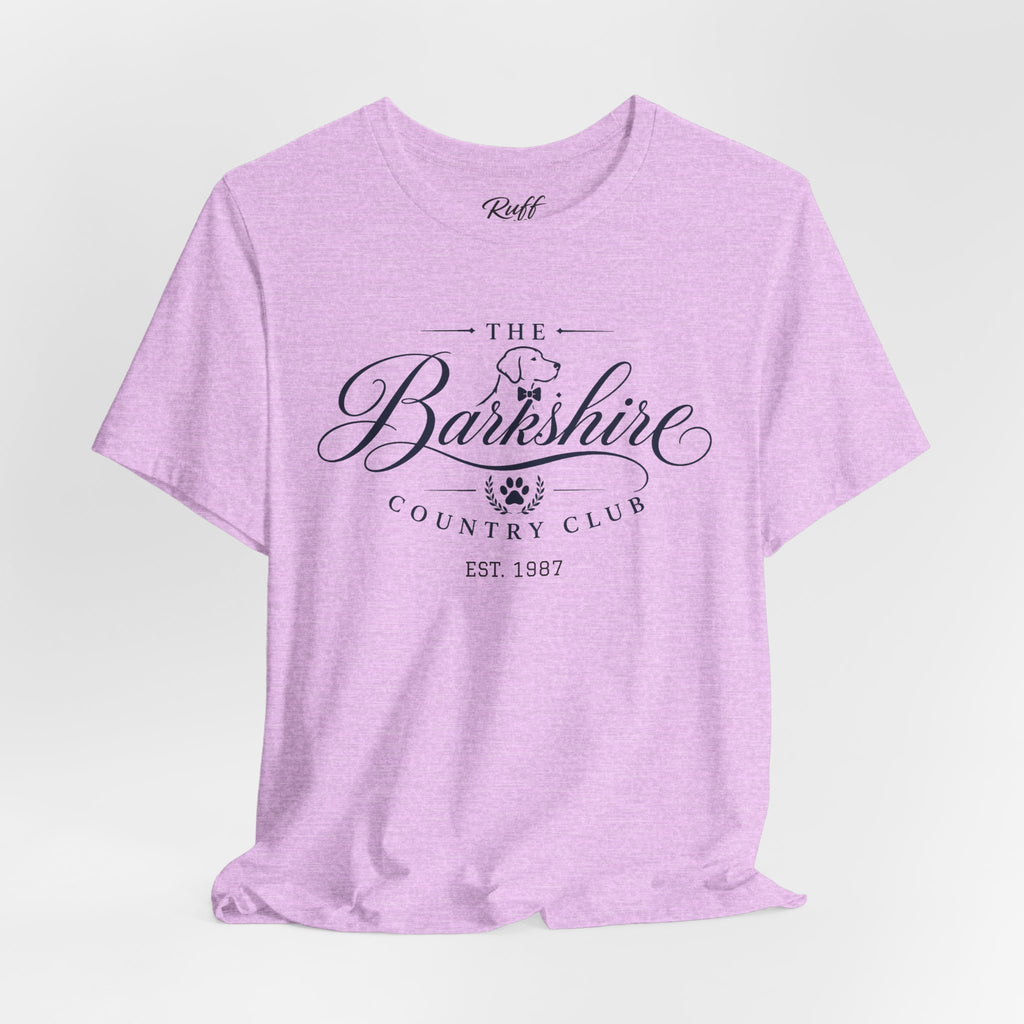 Barkshire CC Tee — "My Financial Advisor Told Me to Diversify" Dog Champagne & Oysters T-Shirt