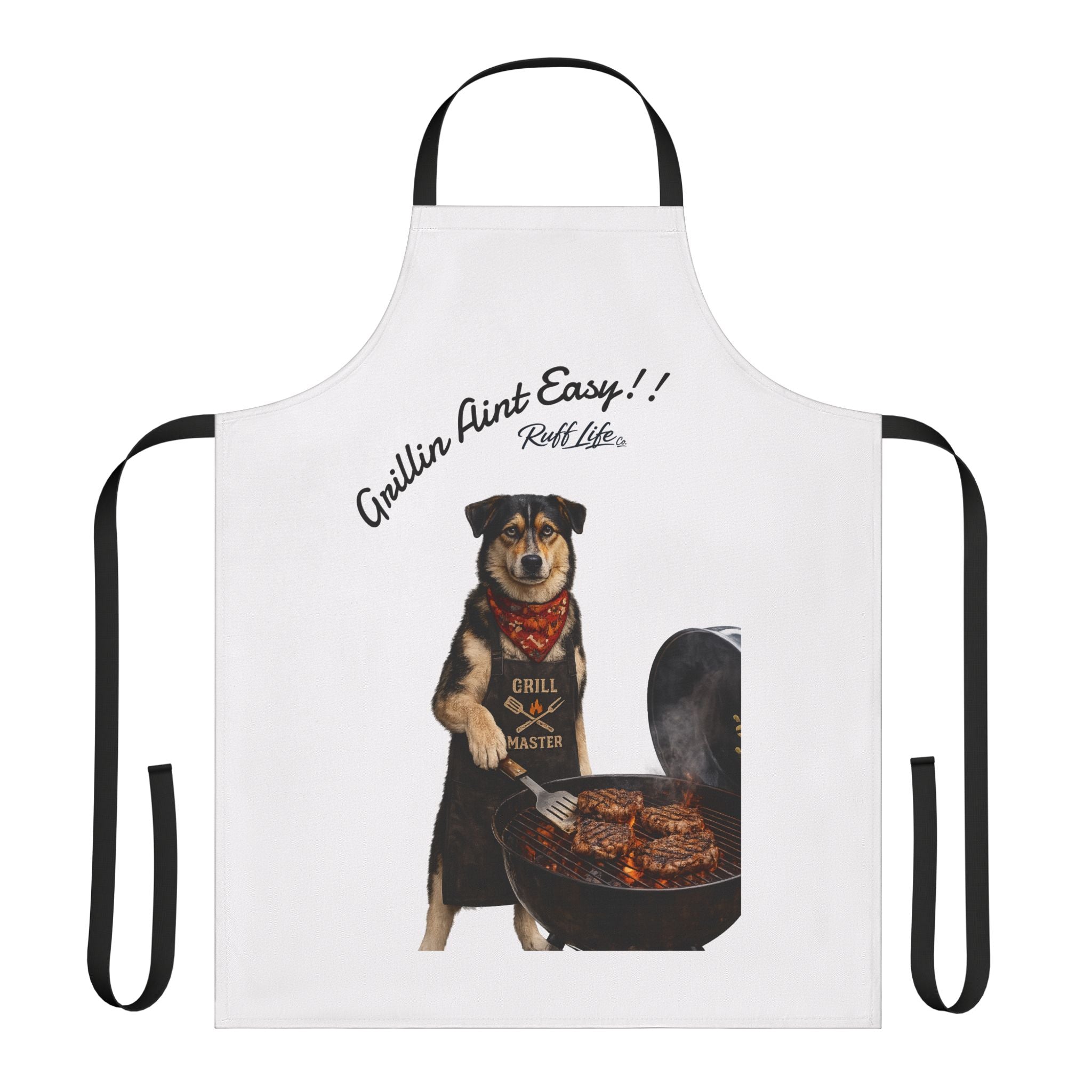 Apron — 'Grillin' Ain't Easy' Dog BBQ Apron