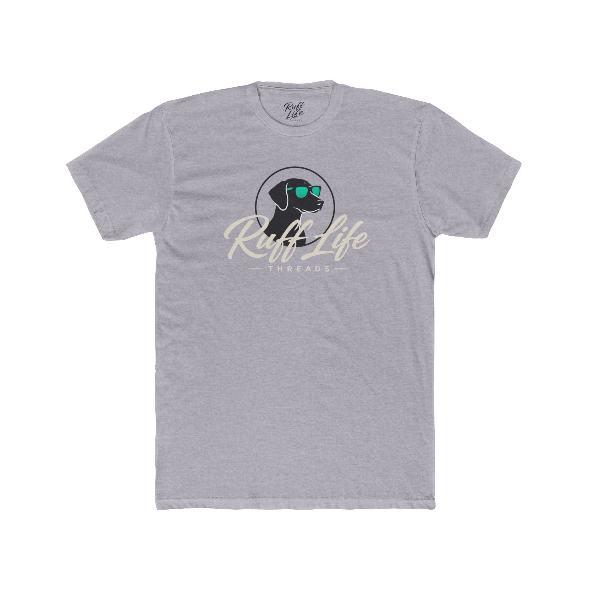 Ruff Life Tee — Retro Dog Graphic Cotton T‑Shirt