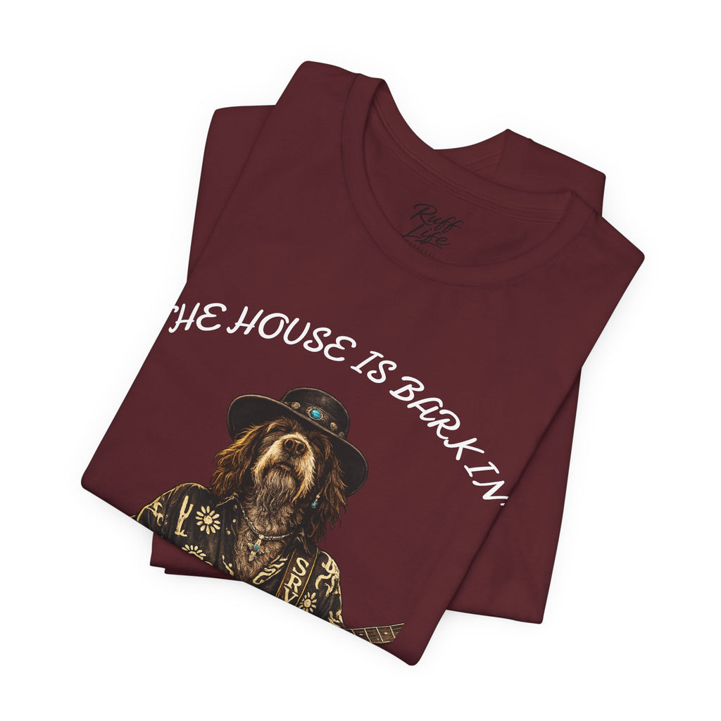 Howlin' Since '83 Vintage Dog Guitar Band Tee — SRV Inspired Rock T-Shirt