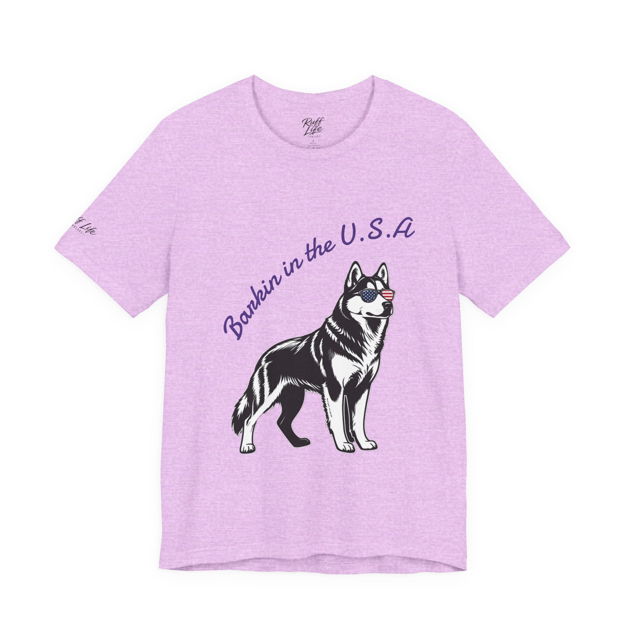 Barkin' in the USA Dog T-Shirt — Funny Patriotic Pup Tee