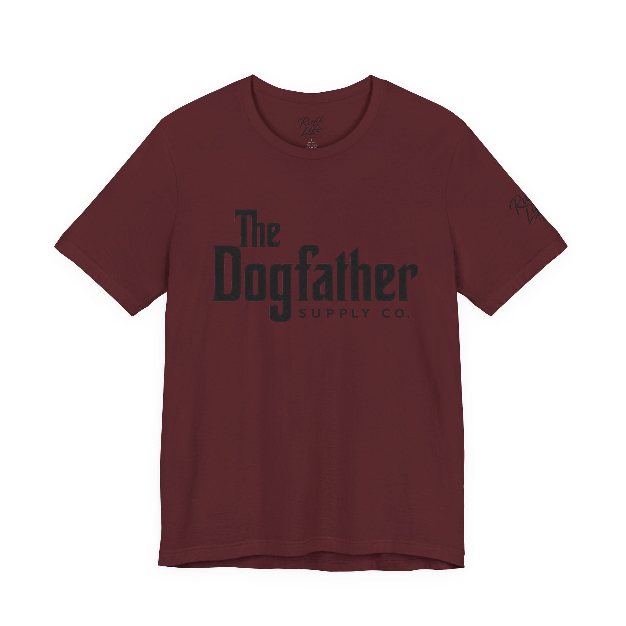 Dogfather T‑Shirt — "Respect the Family, Respect the Food Bowl" Funny Dog Graphic Tee