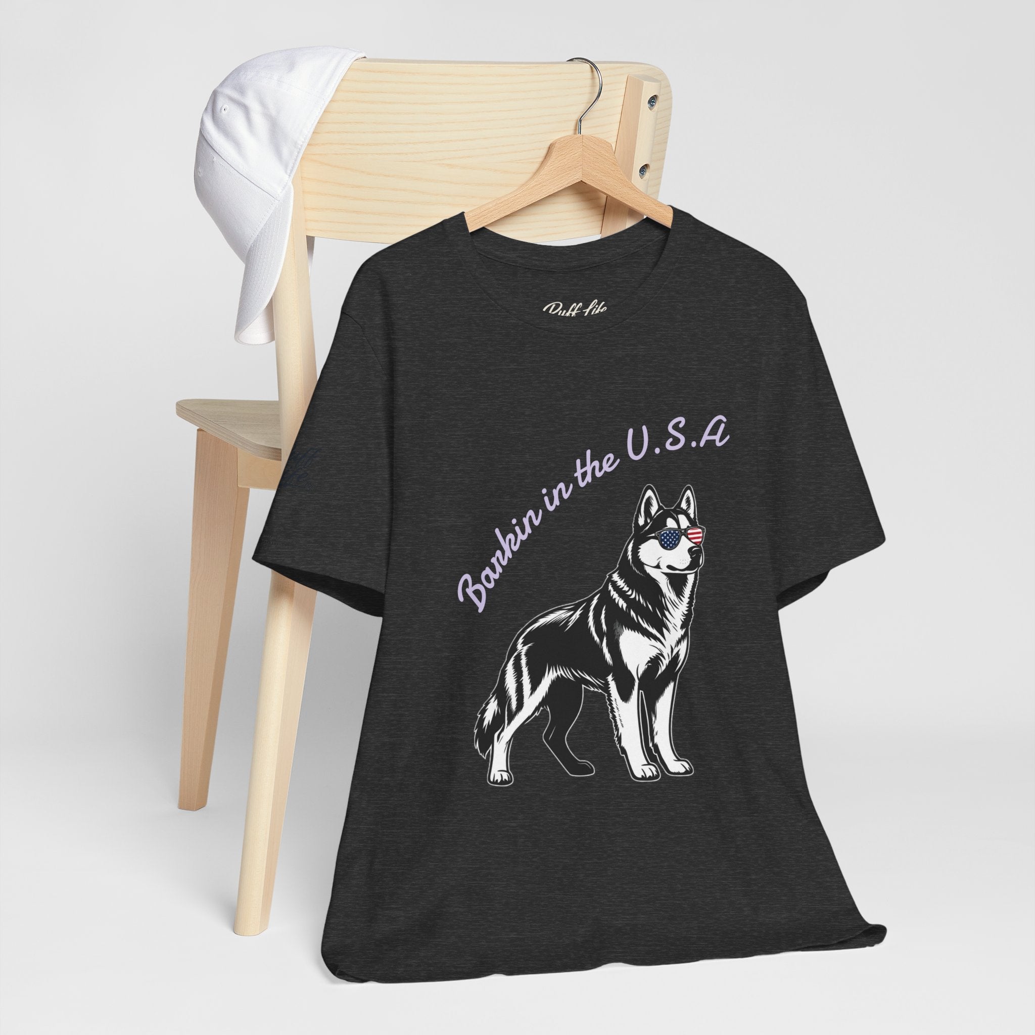 Barkin' in the USA Dog T-Shirt — Funny Patriotic Pup Tee