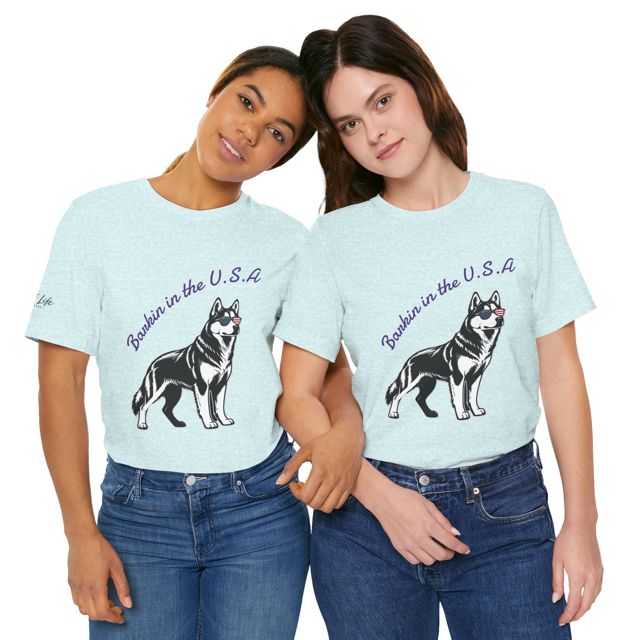 Barkin' in the USA Dog T-Shirt — Funny Patriotic Pup Tee