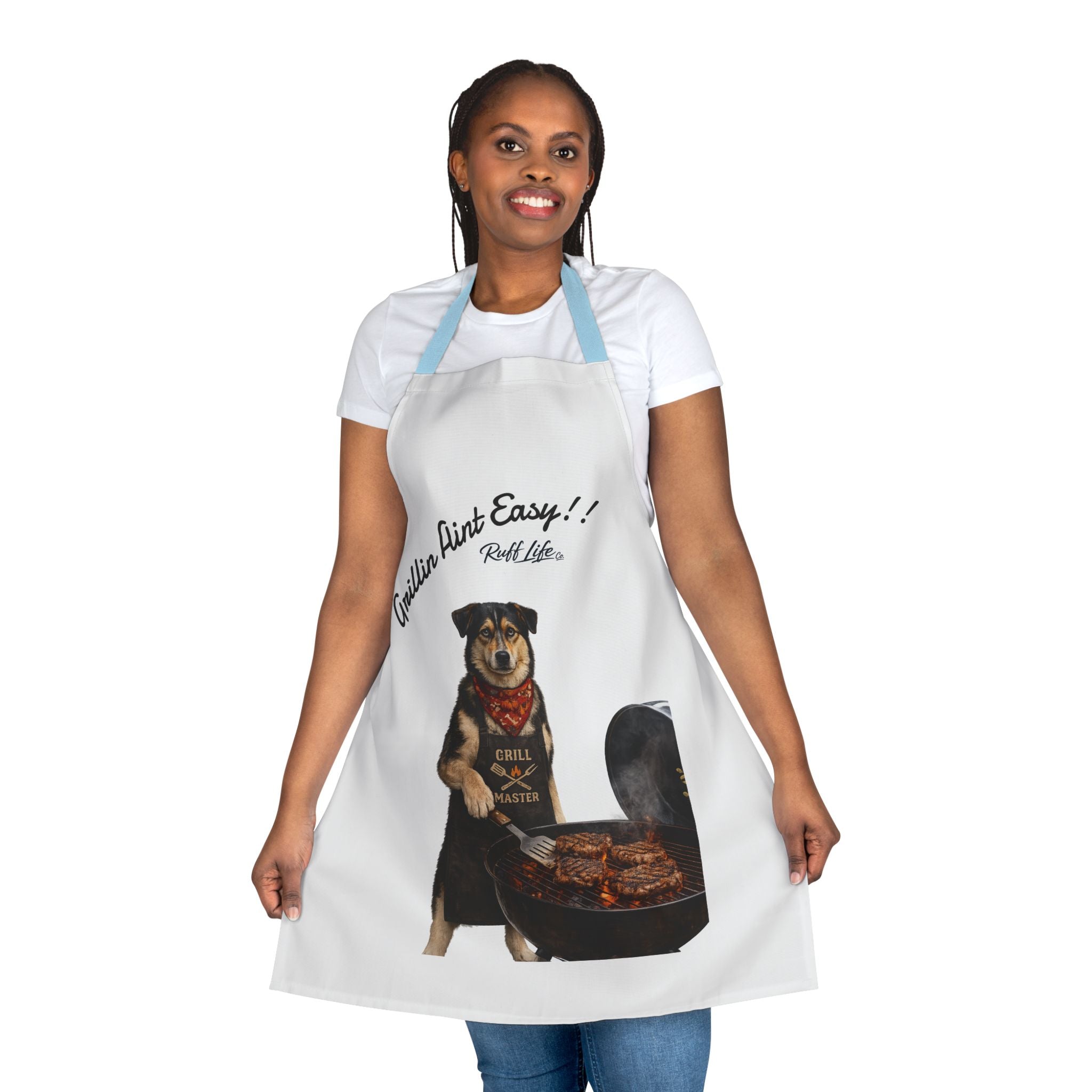 Apron — 'Grillin' Ain't Easy' Dog BBQ Apron