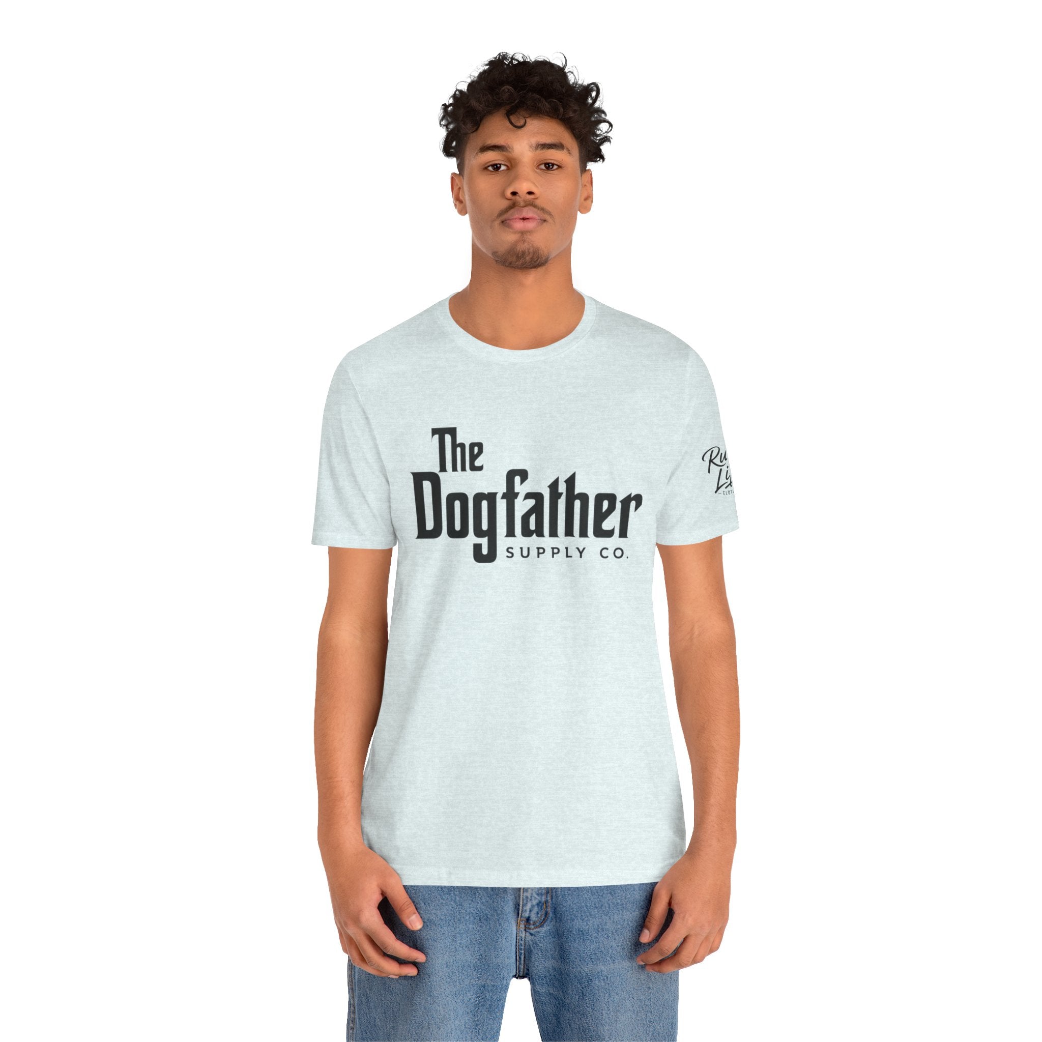 Dogfather T‑Shirt — "Respect the Family, Respect the Food Bowl" Funny Dog Graphic Tee