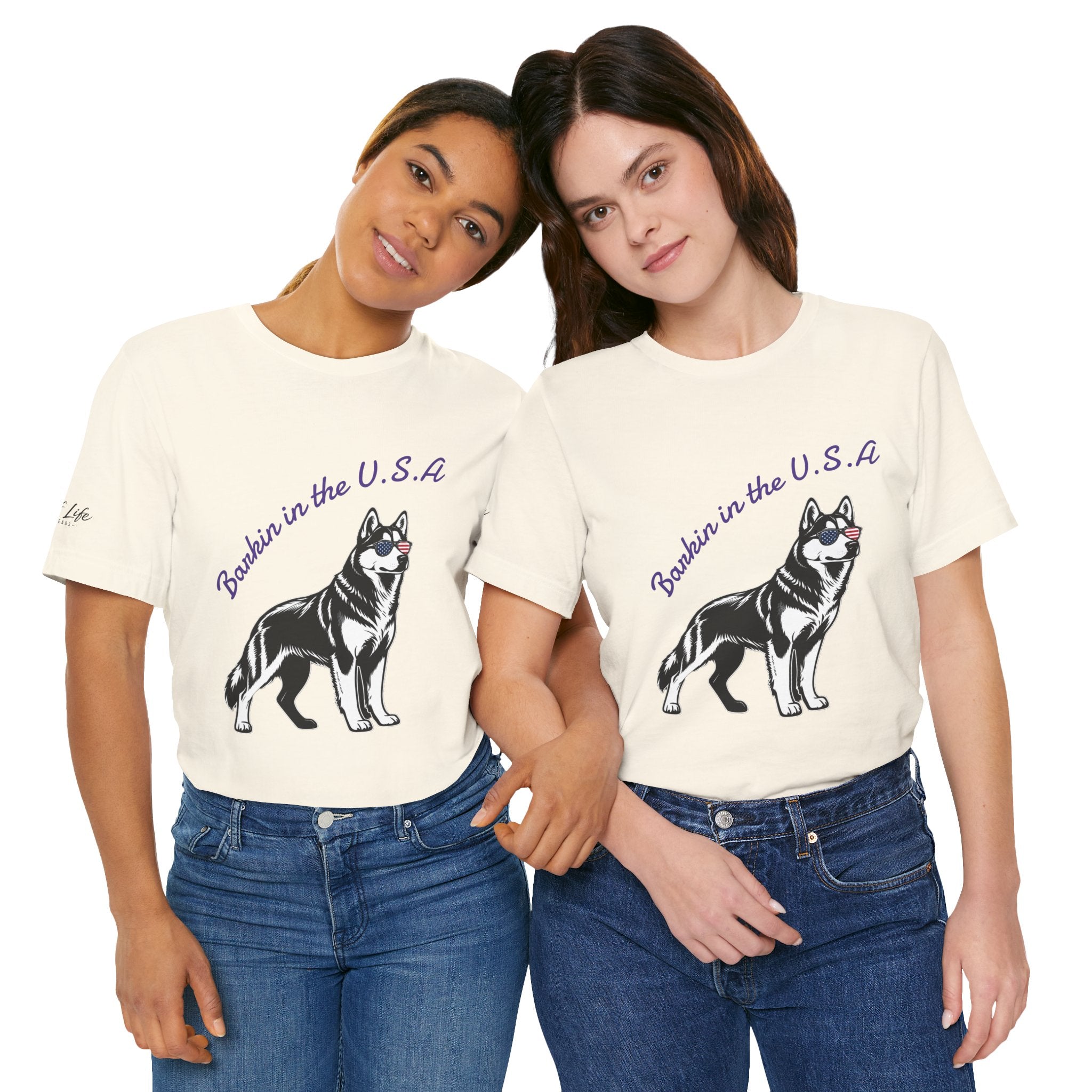Barkin' in the USA Dog T-Shirt — Funny Patriotic Pup Tee