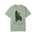 Dog Motorcycle Tee — "Ride Fast, Sniff Everything" Graphic T-Shirt