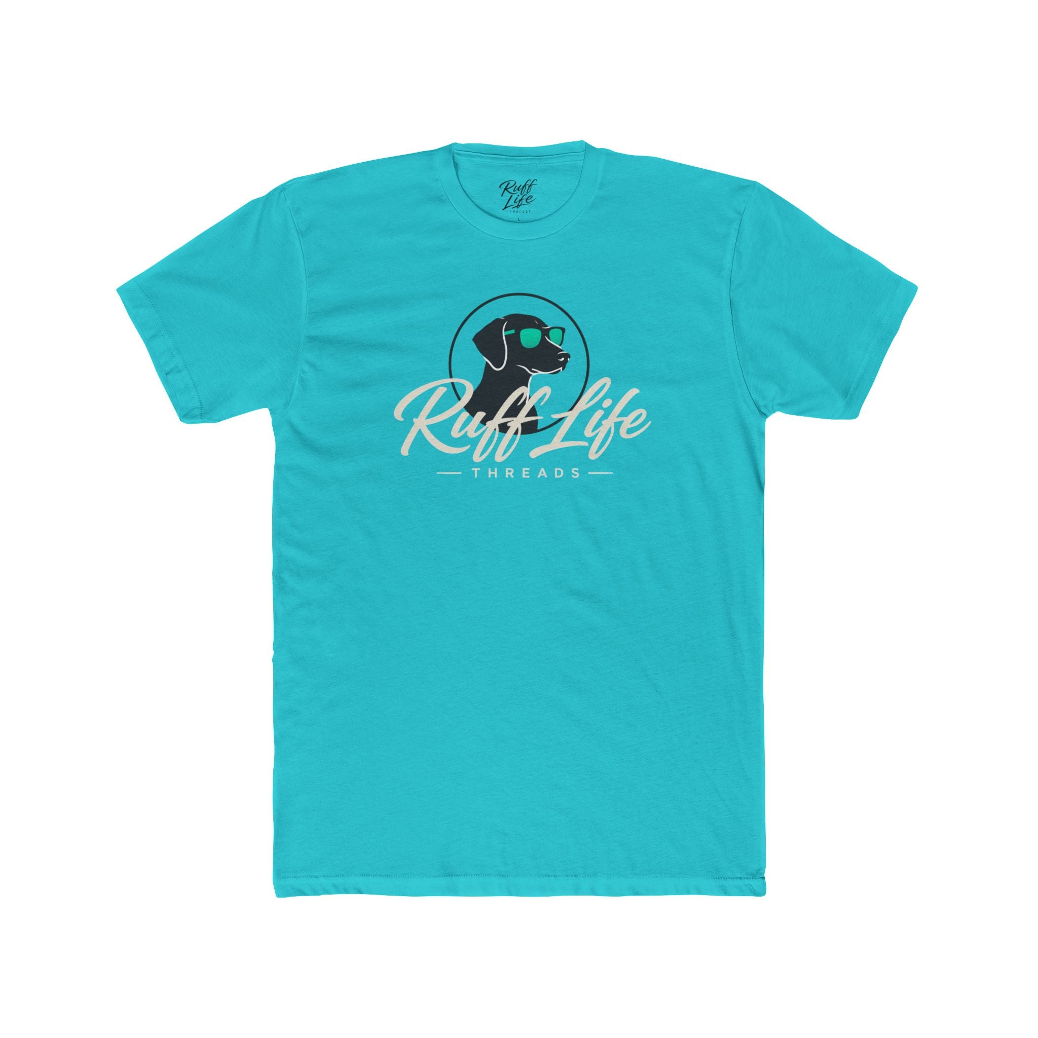 Ruff Life Tee — Retro Dog Graphic Cotton T‑Shirt