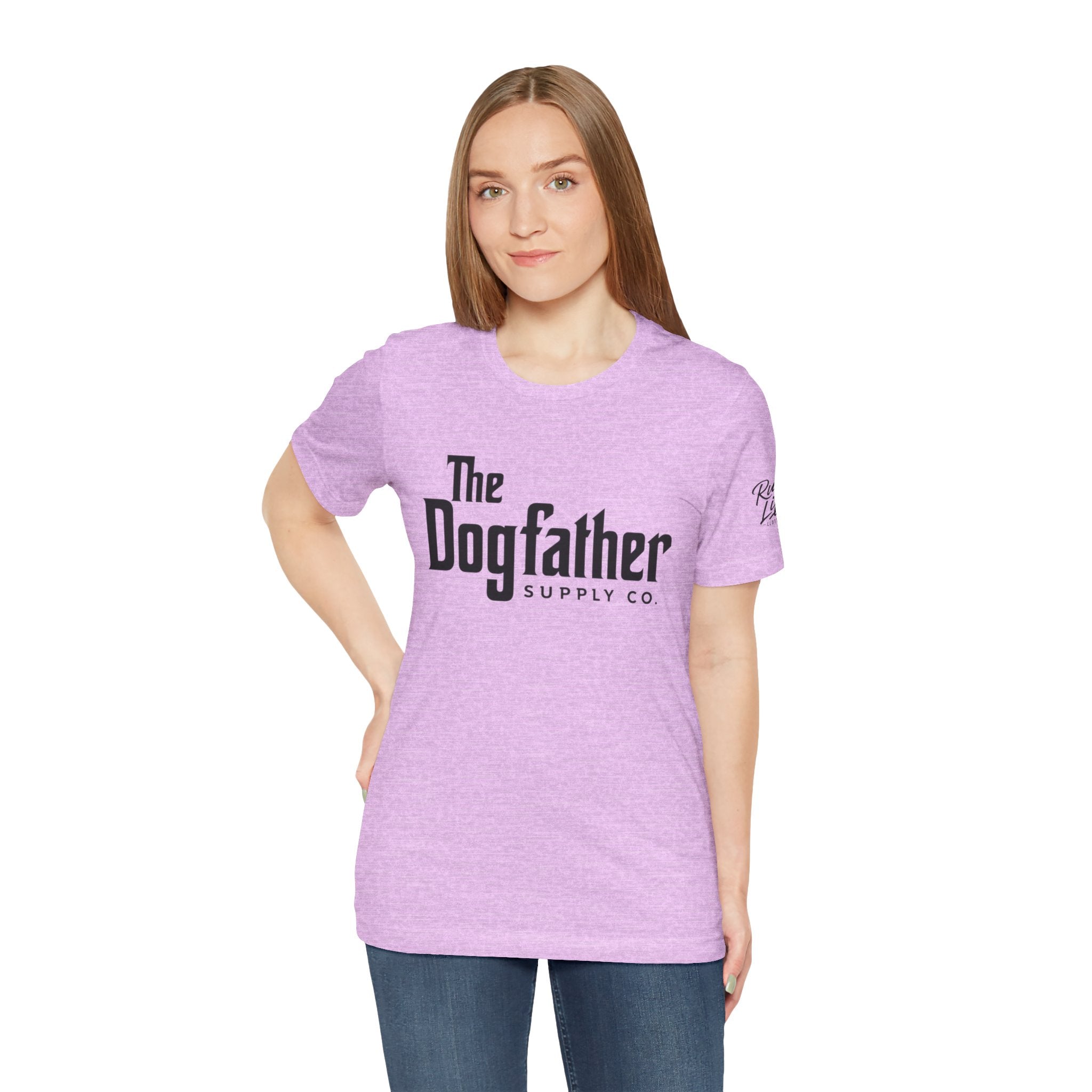 Dogfather T‑Shirt — "Respect the Family, Respect the Food Bowl" Funny Dog Graphic Tee