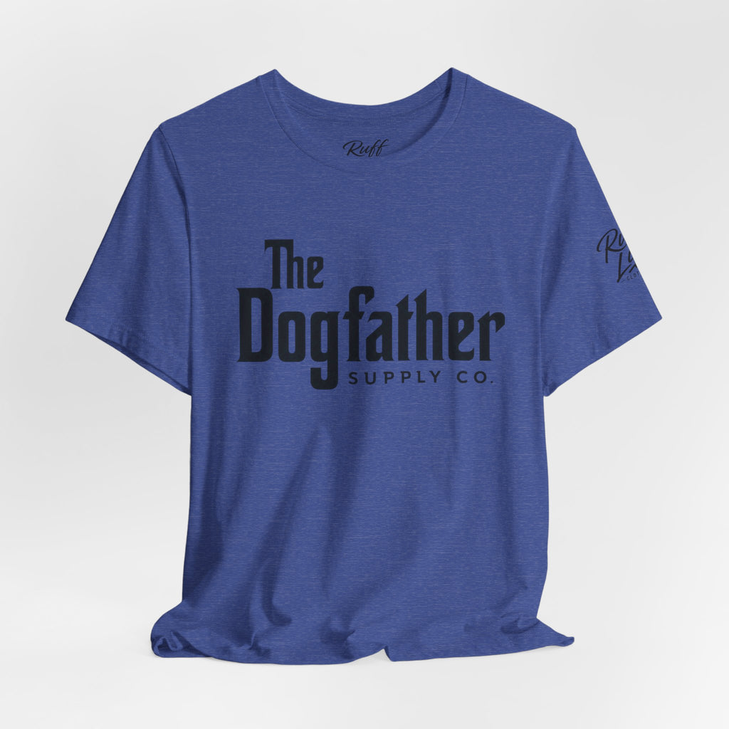 Dogfather T‑Shirt — "Respect the Family, Respect the Food Bowl" Funny Dog Graphic Tee