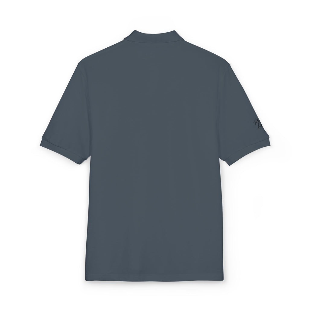 Embroidered "Barkshire Country Club" Golf Polo Shirt — Classic Short-Sleeve Collared Tee