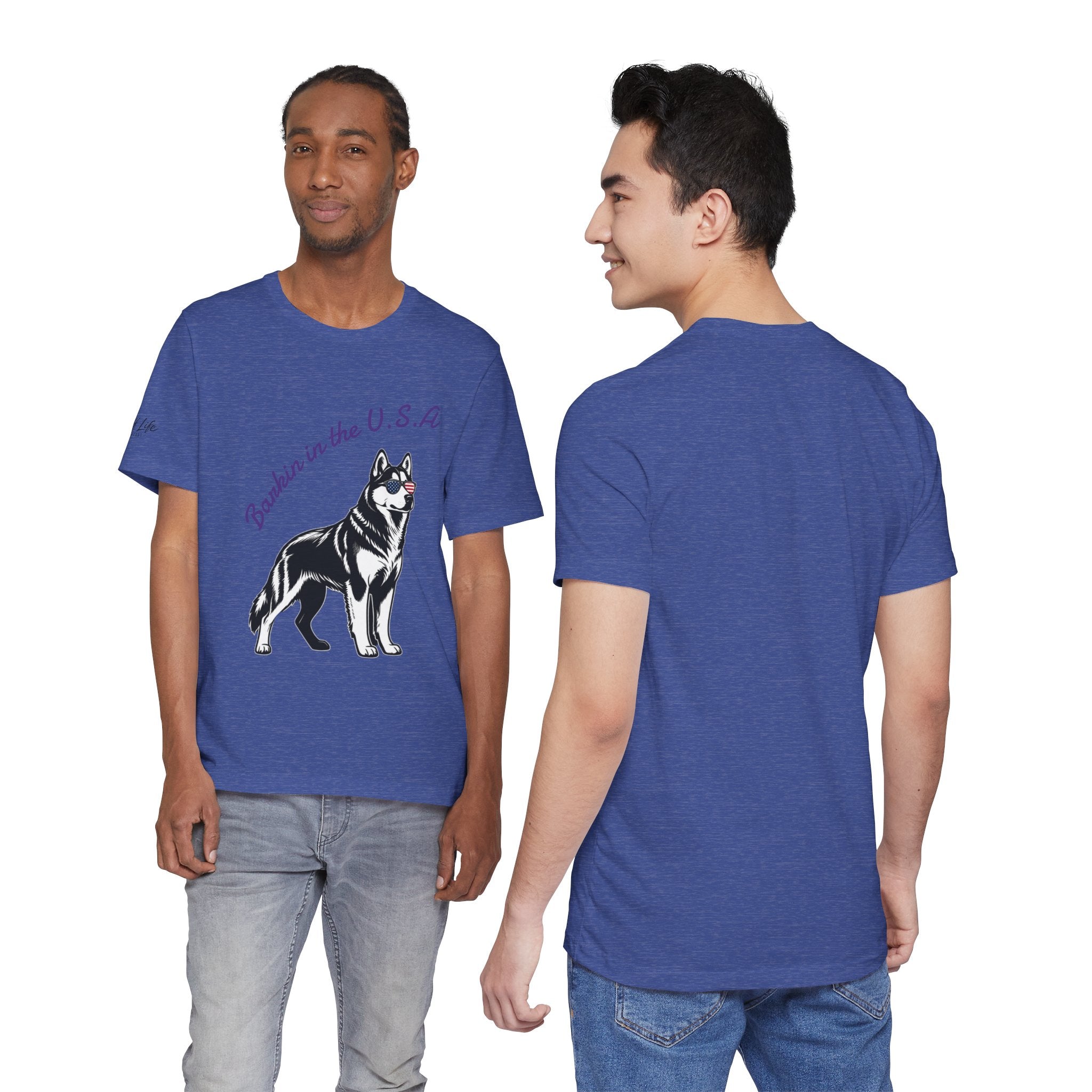 Barkin' in the USA Dog T-Shirt — Funny Patriotic Pup Tee
