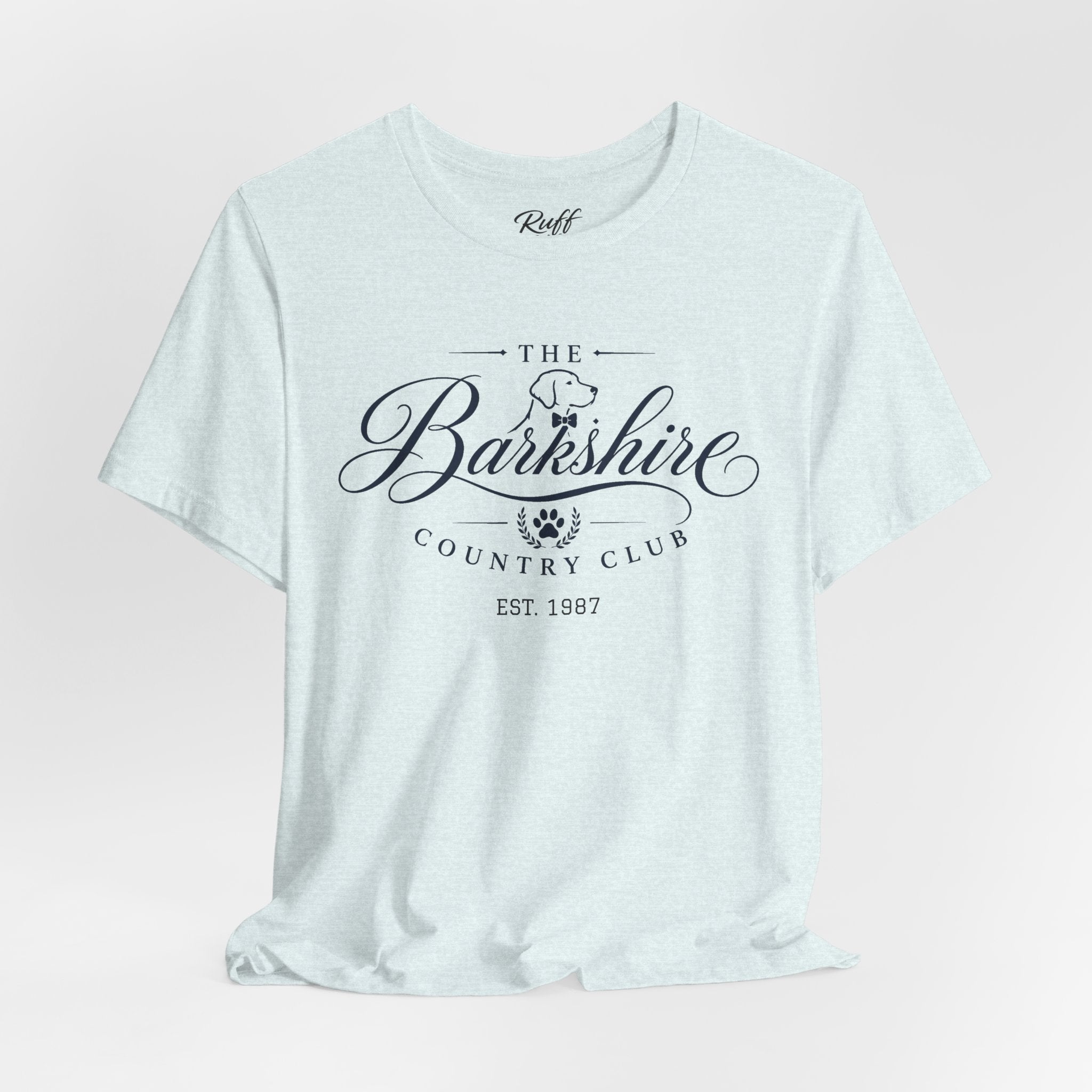 Barkshire CC Tee — "My Financial Advisor Told Me to Diversify" Dog Champagne & Oysters T-Shirt