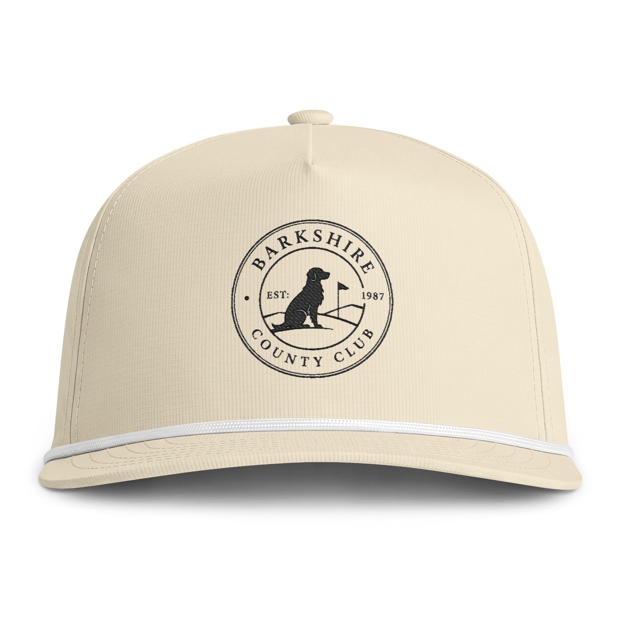 Barkshire Country Club Golf Dog Hat — Rope Cap (Sunwashed)