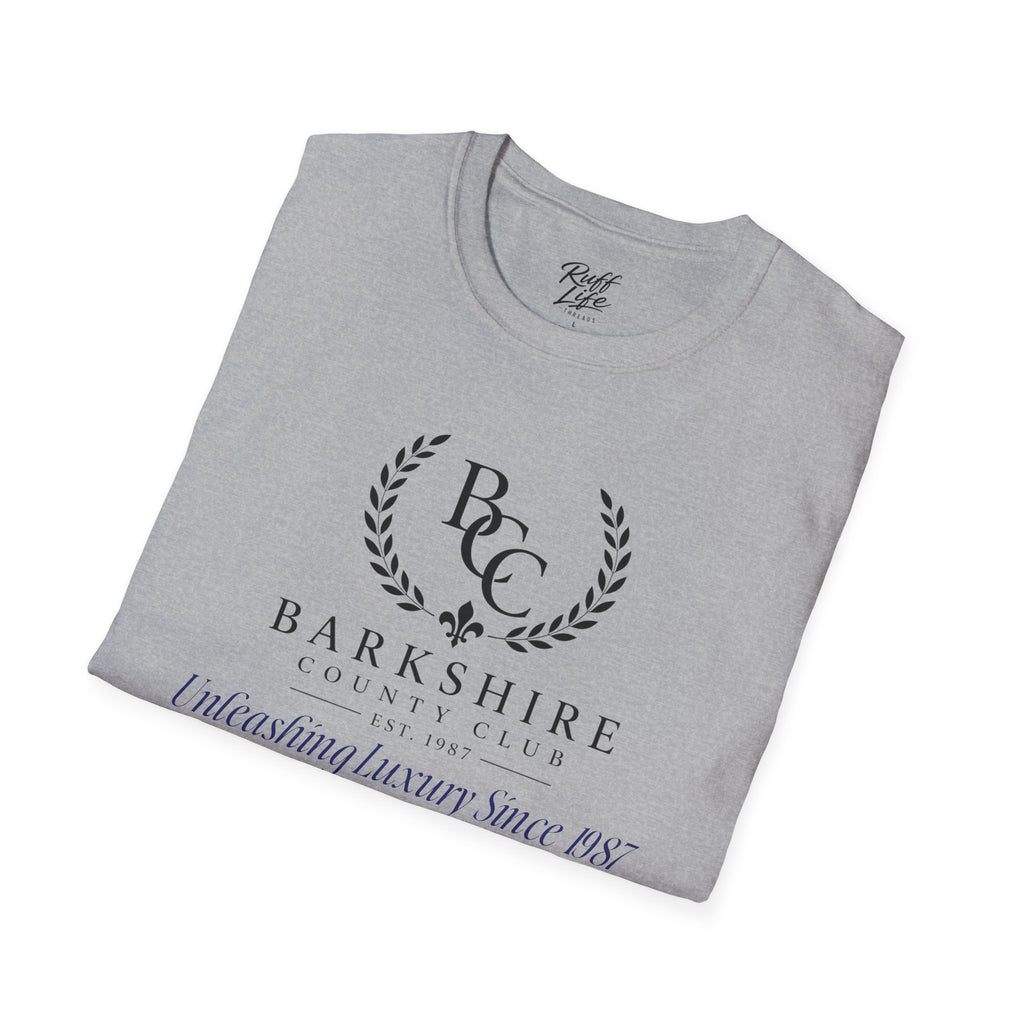 Barkshire County Club Tee — Funny Dog Club Logo T-Shirt
