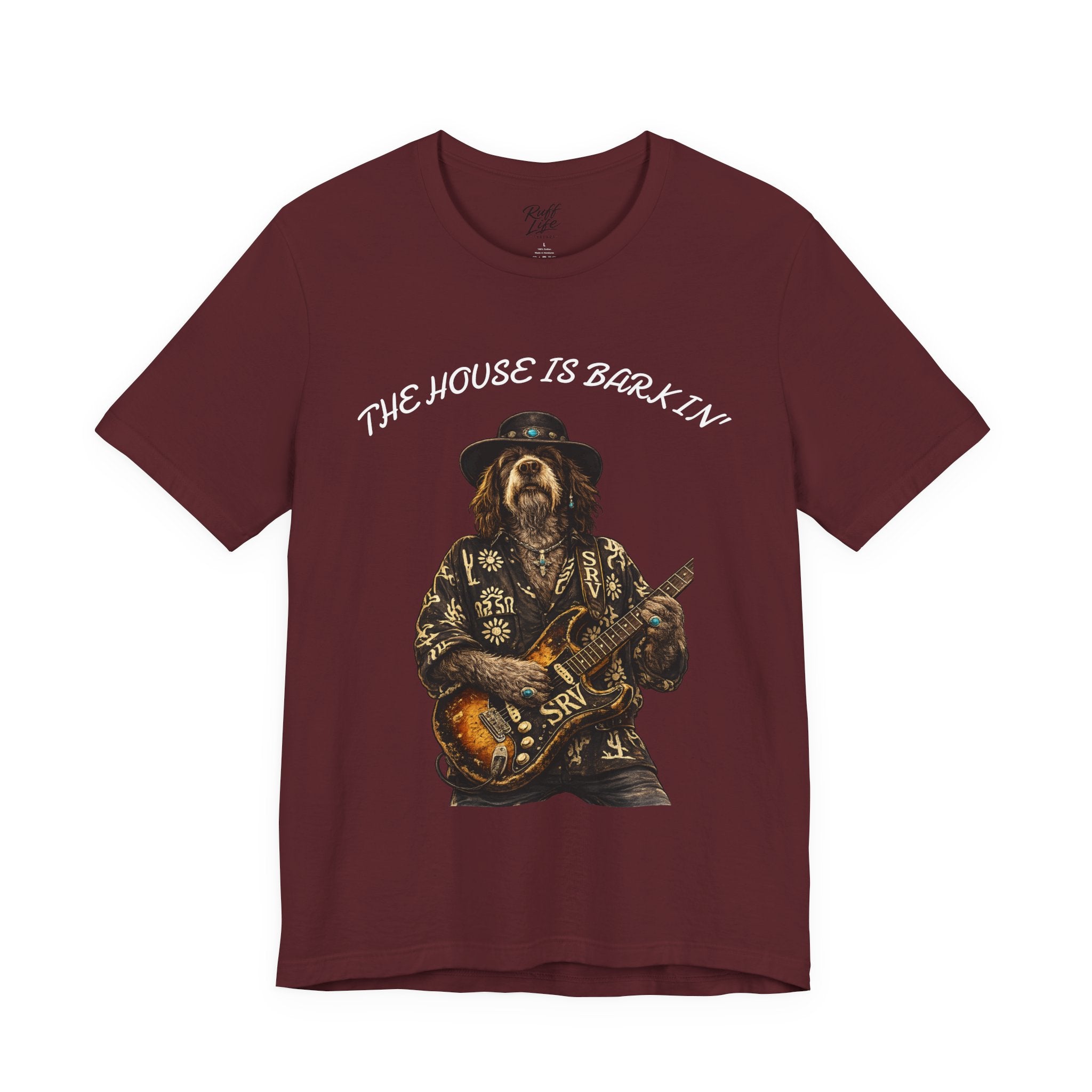 Howlin' Since '83 Vintage Dog Guitar Band Tee — SRV Inspired Rock T-Shirt