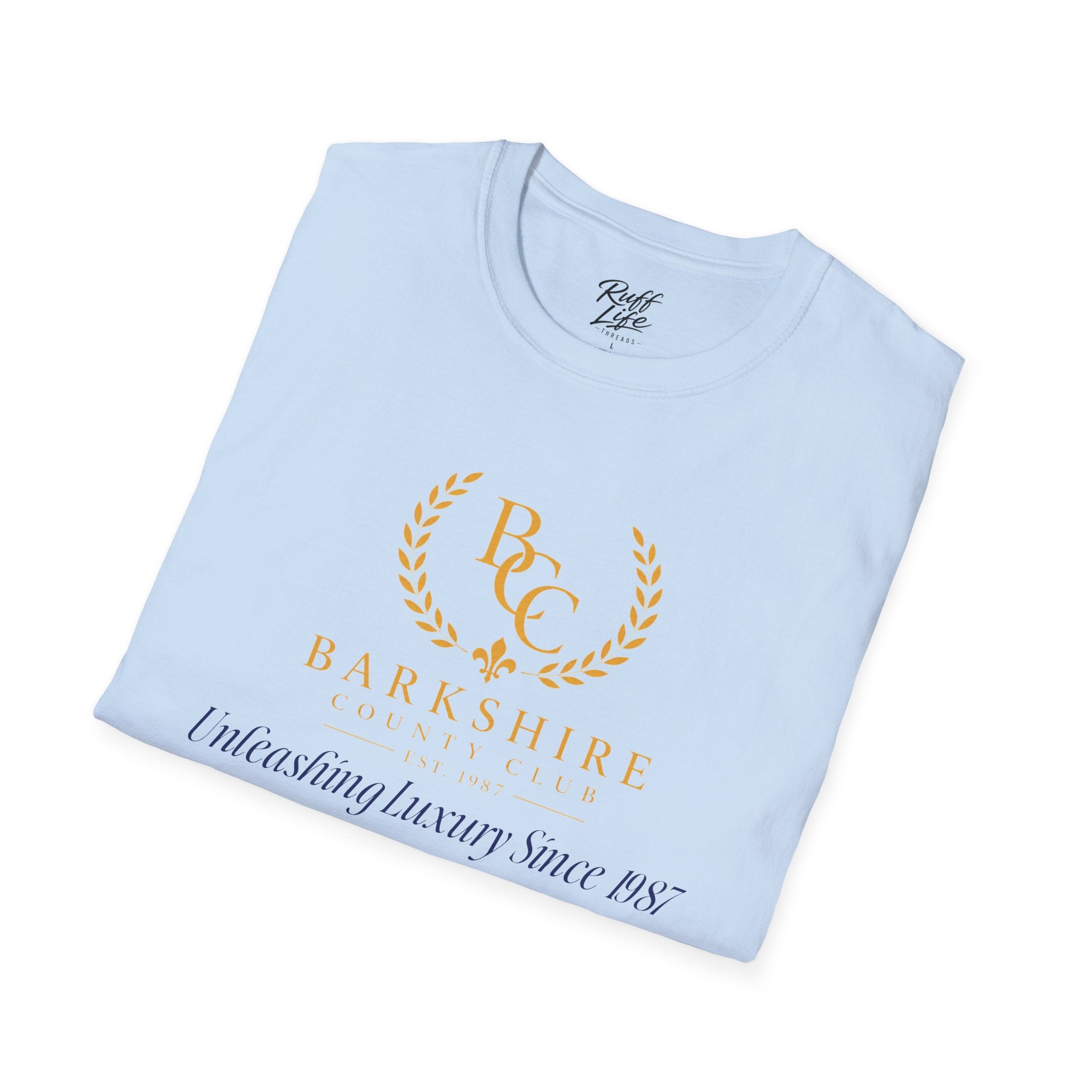 Barkshire County Club Tee — Funny Dog Club Logo T-Shirt