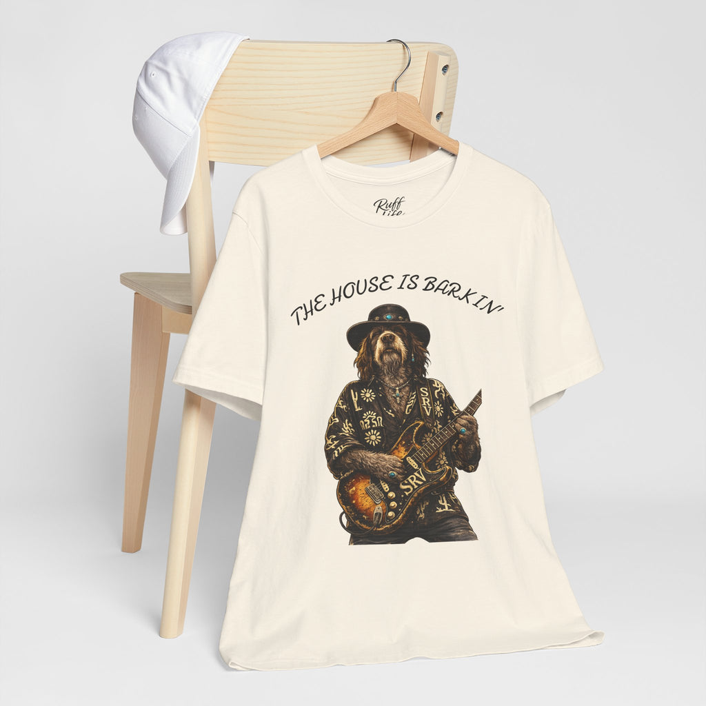 Howlin' Since '83 Vintage Dog Guitar Band Tee — SRV Inspired Rock T-Shirt