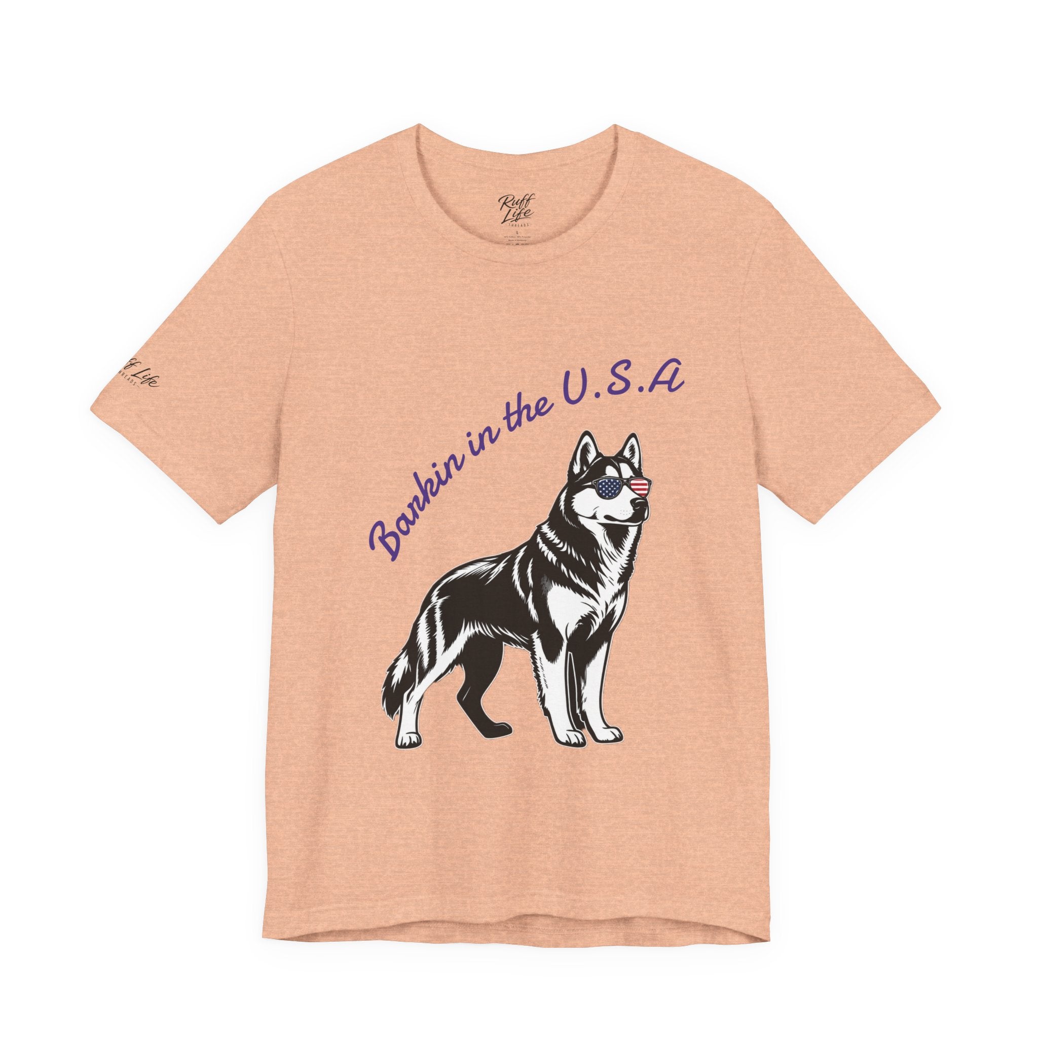 Barkin' in the USA Dog T-Shirt — Funny Patriotic Pup Tee