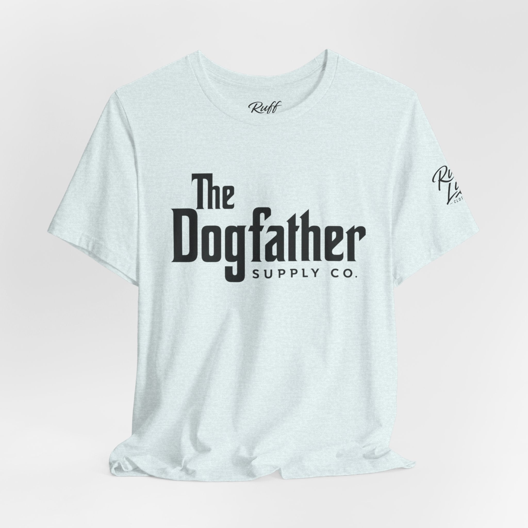 Dogfather T‑Shirt — "Respect the Family, Respect the Food Bowl" Funny Dog Graphic Tee