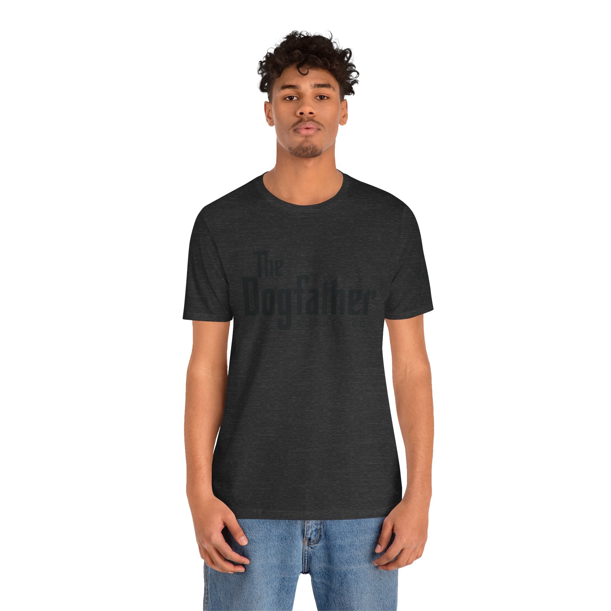 Dogfather T‑Shirt — "Respect the Family, Respect the Food Bowl" Funny Dog Graphic Tee