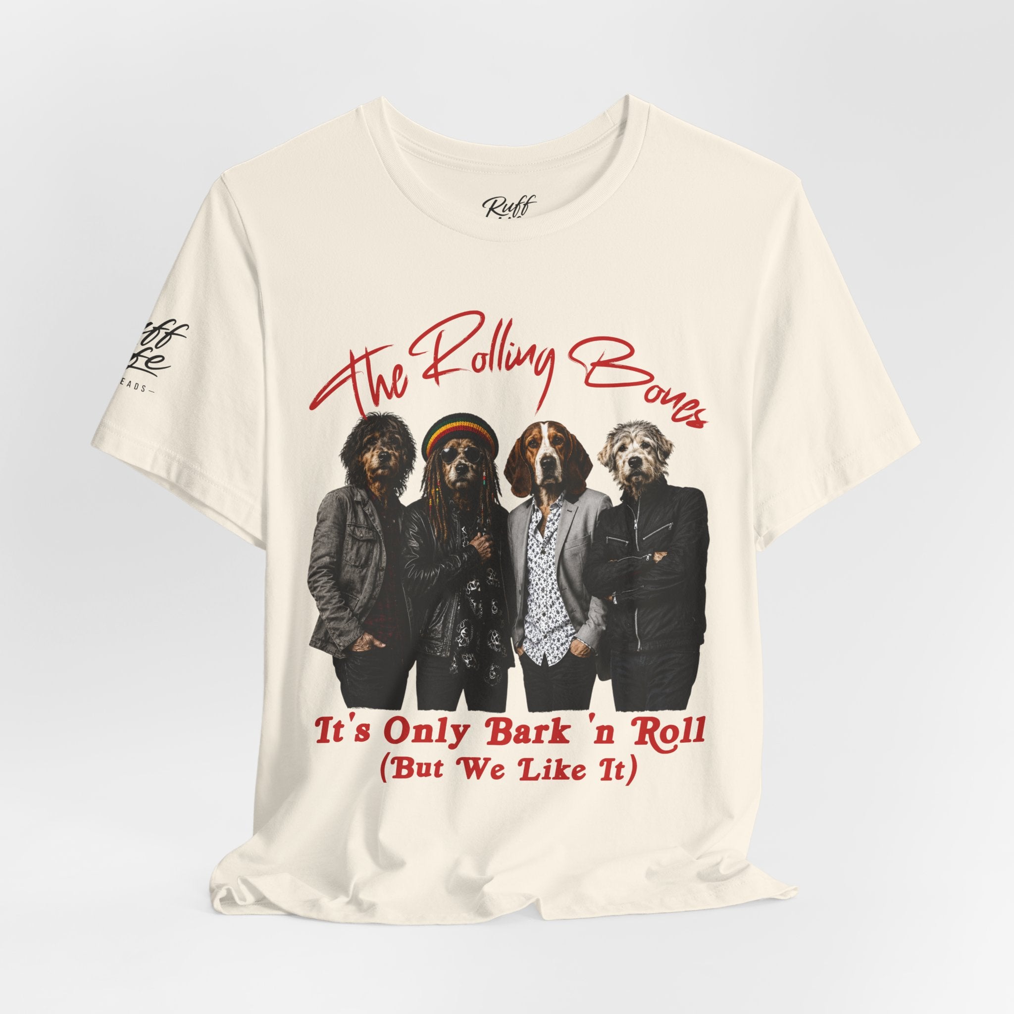 It's Only Bark 'n' Roll Dog Band T-Shirt