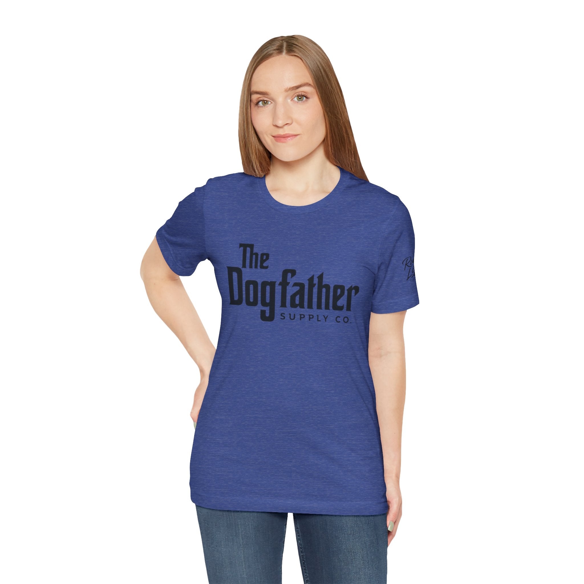 Dogfather T‑Shirt — "Respect the Family, Respect the Food Bowl" Funny Dog Graphic Tee