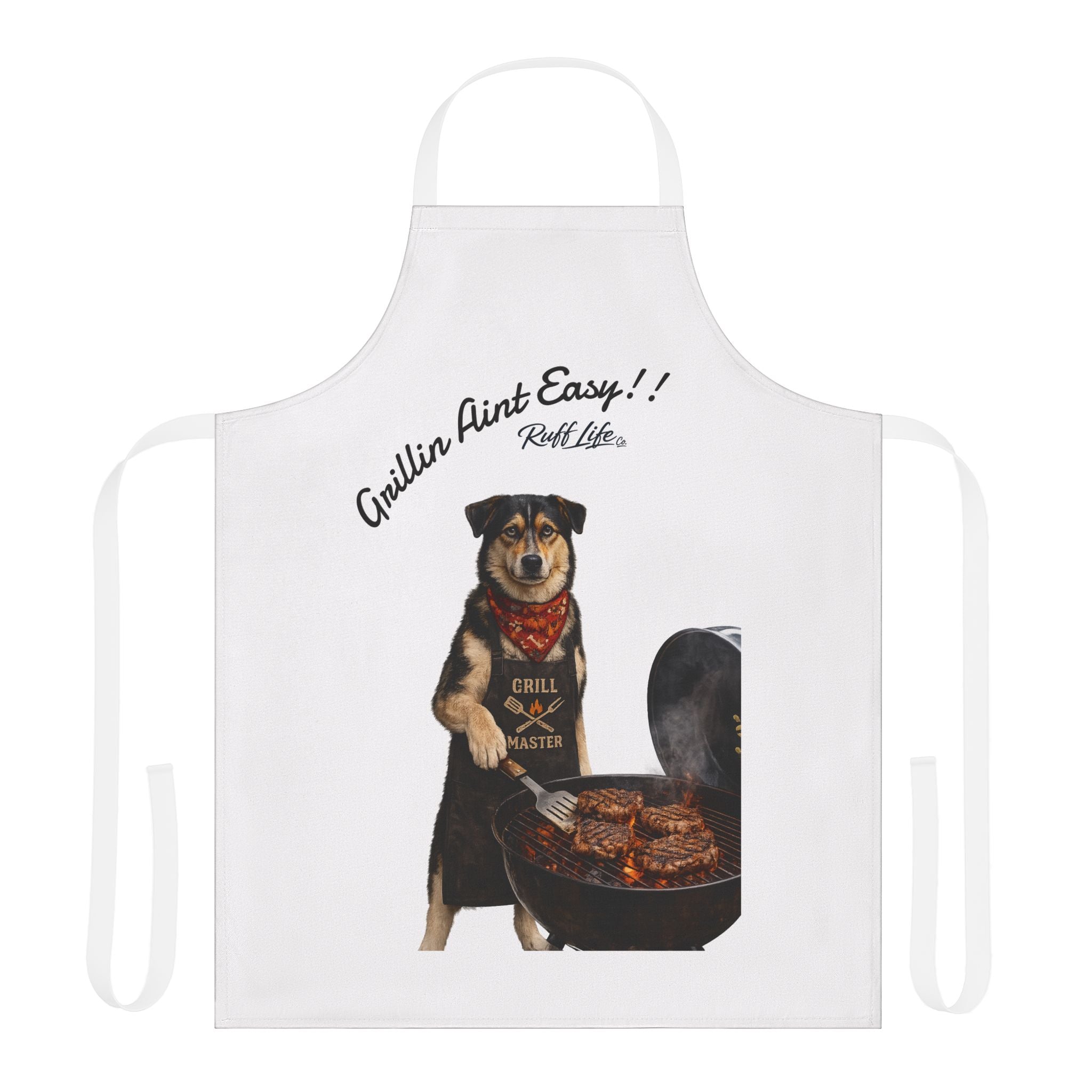 Apron — 'Grillin' Ain't Easy' Dog BBQ Apron