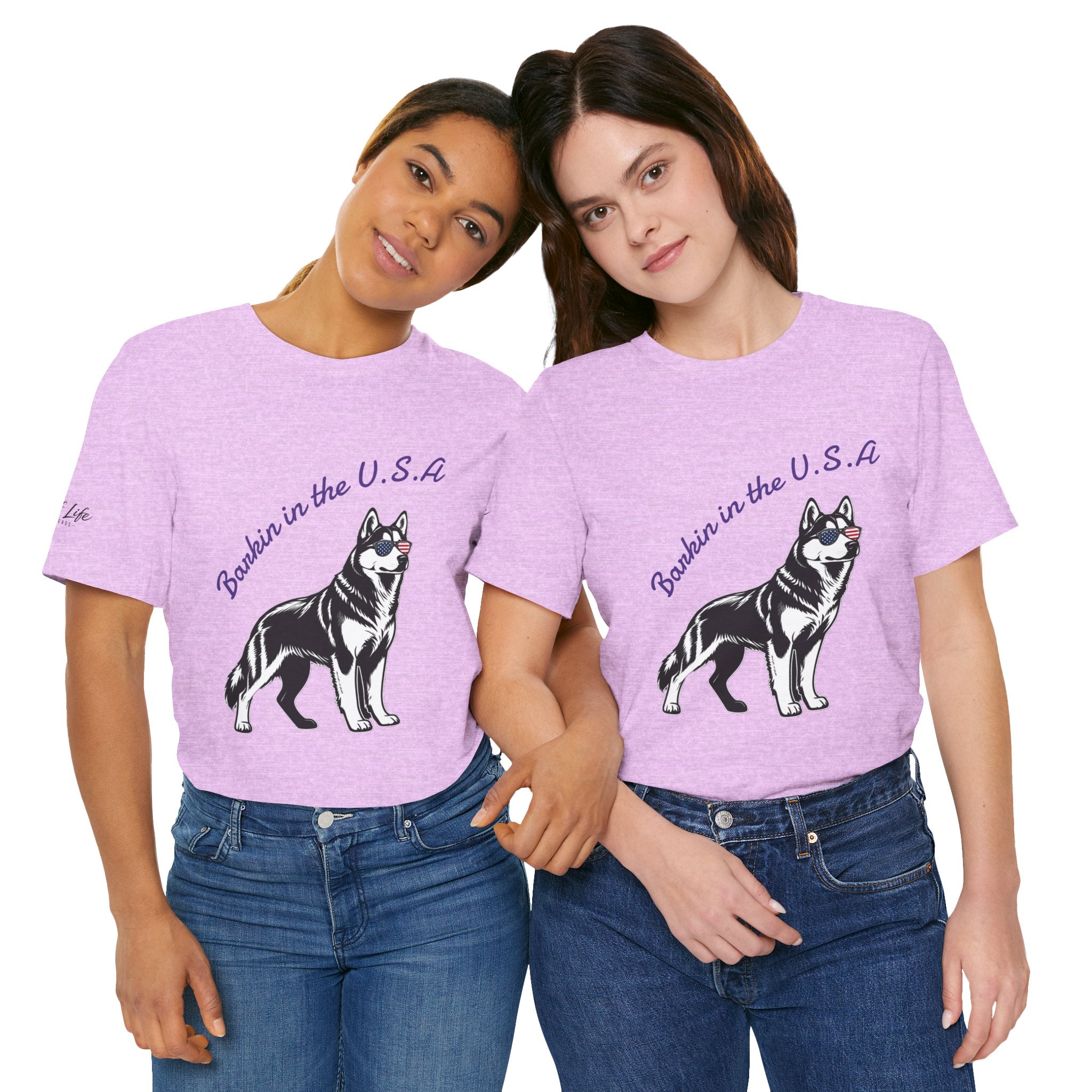 Barkin' in the USA Dog T-Shirt — Funny Patriotic Pup Tee