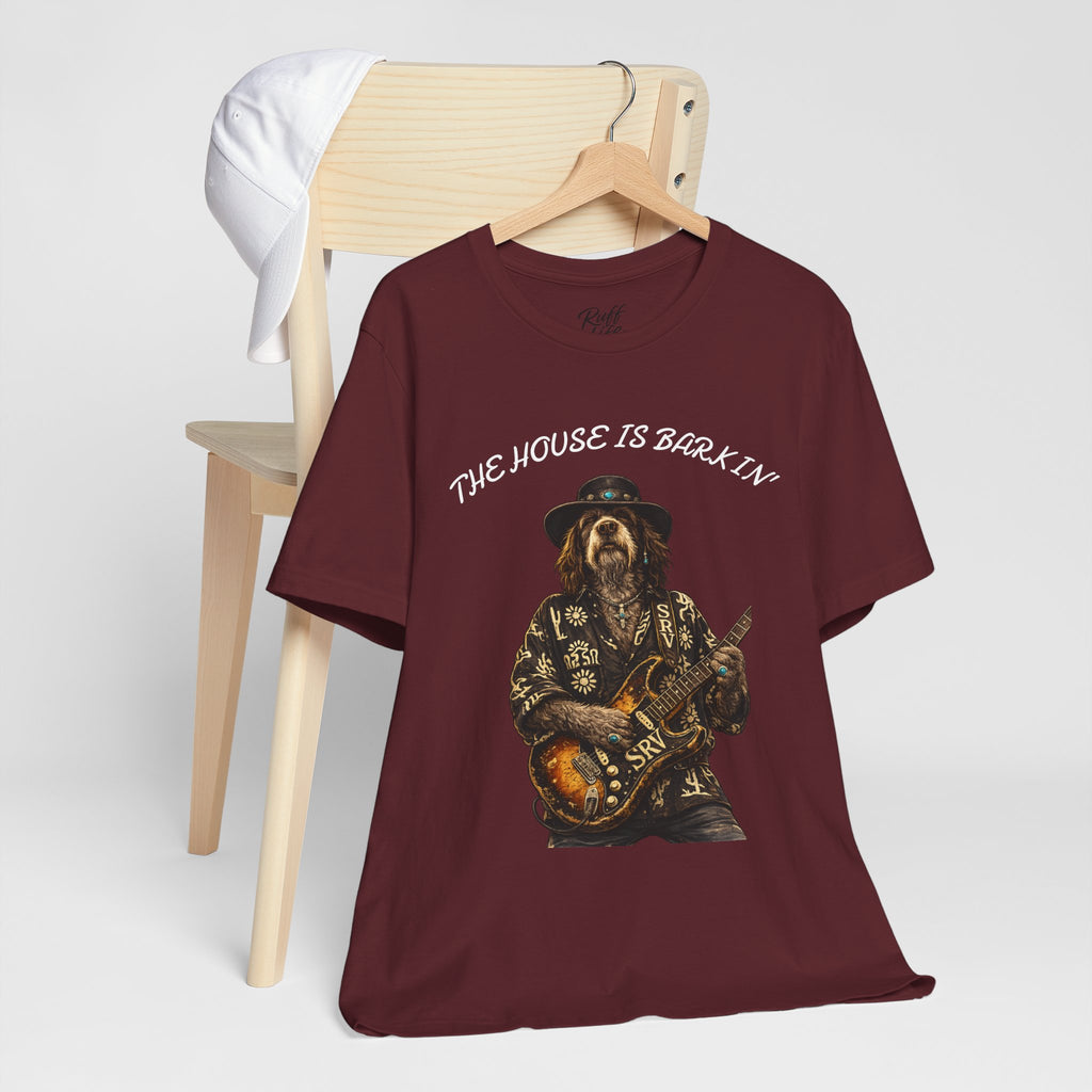 Howlin' Since '83 Vintage Dog Guitar Band Tee — SRV Inspired Rock T-Shirt