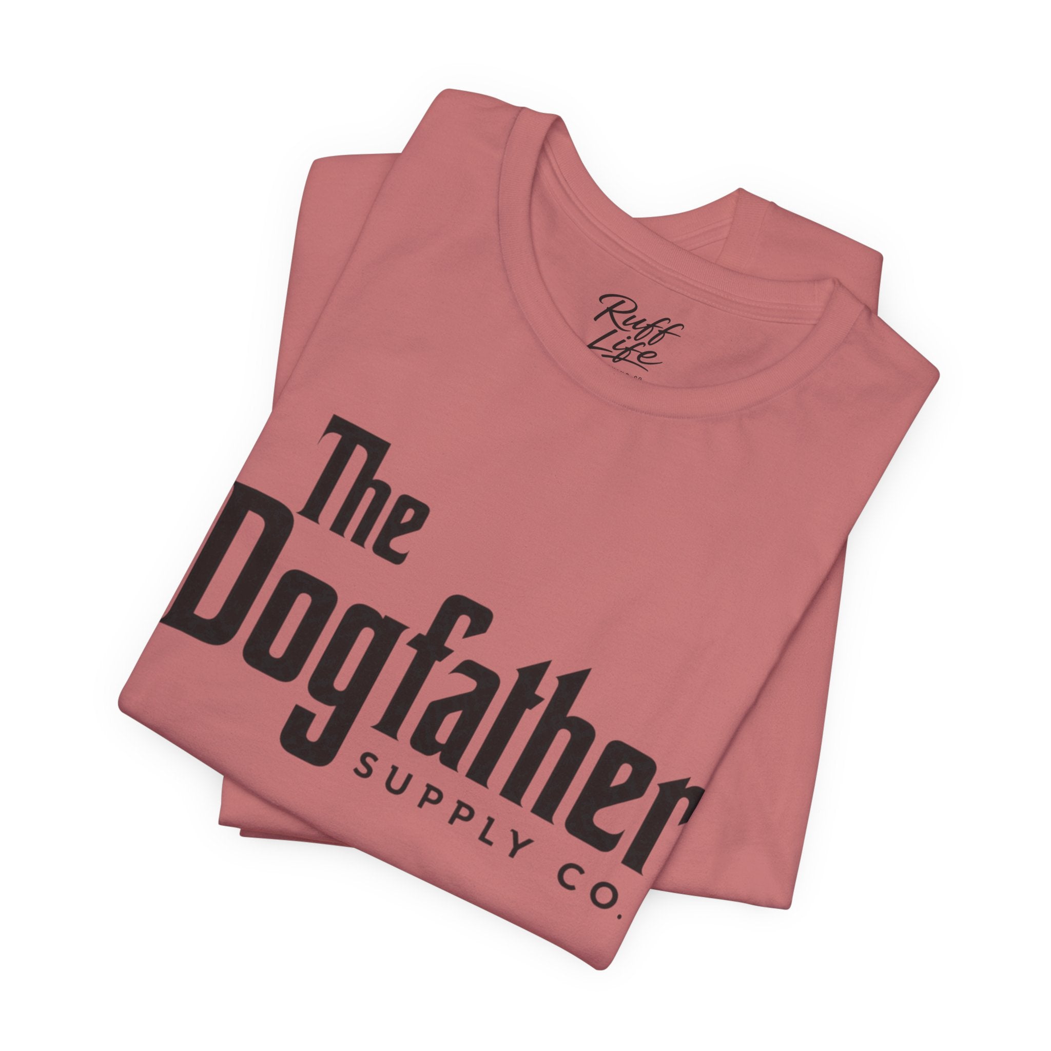 Dogfather T‑Shirt — "Respect the Family, Respect the Food Bowl" Funny Dog Graphic Tee
