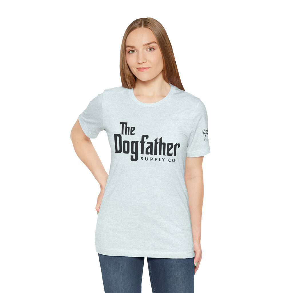 Dogfather T‑Shirt — "Respect the Family, Respect the Food Bowl" Funny Dog Graphic Tee