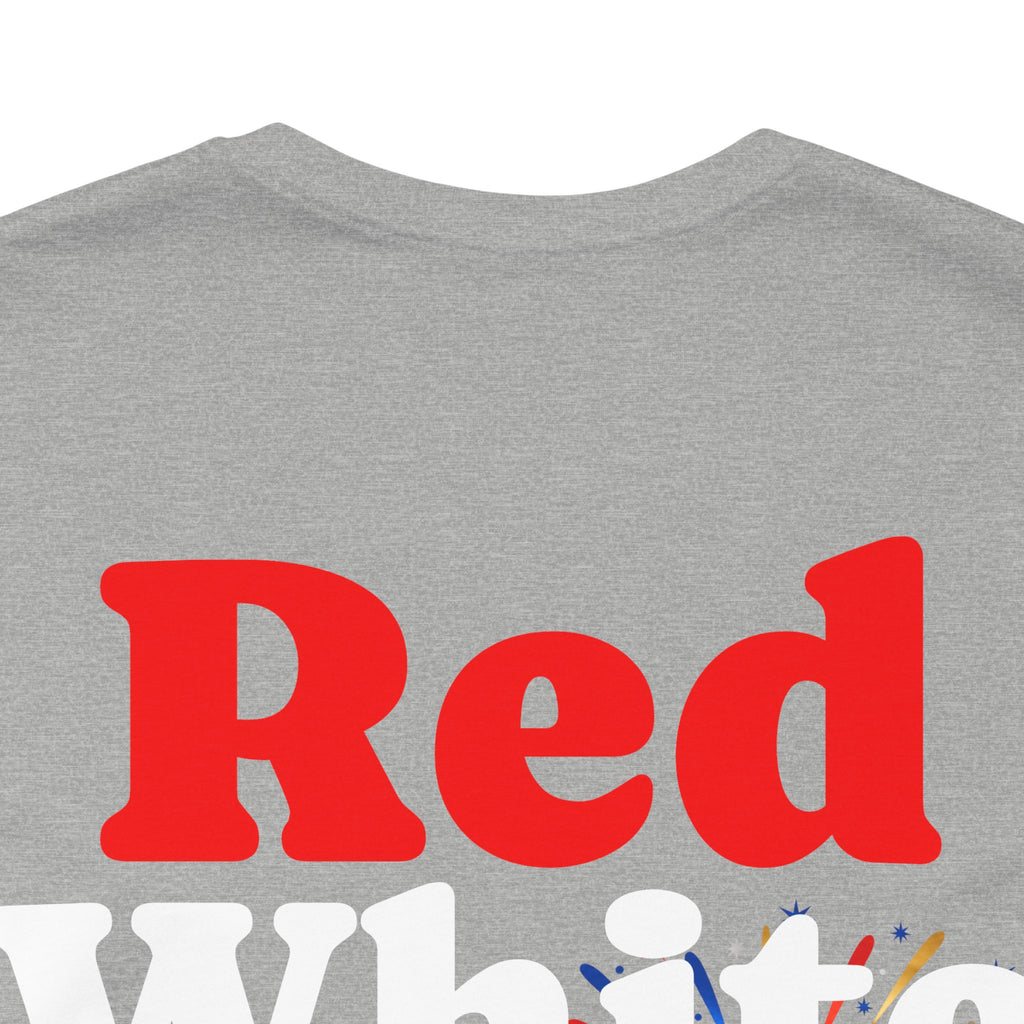 Grillin' Ain't Easy Dog BBQ Tee — Red & Ruff 4th of July Patriotic T-Shirt