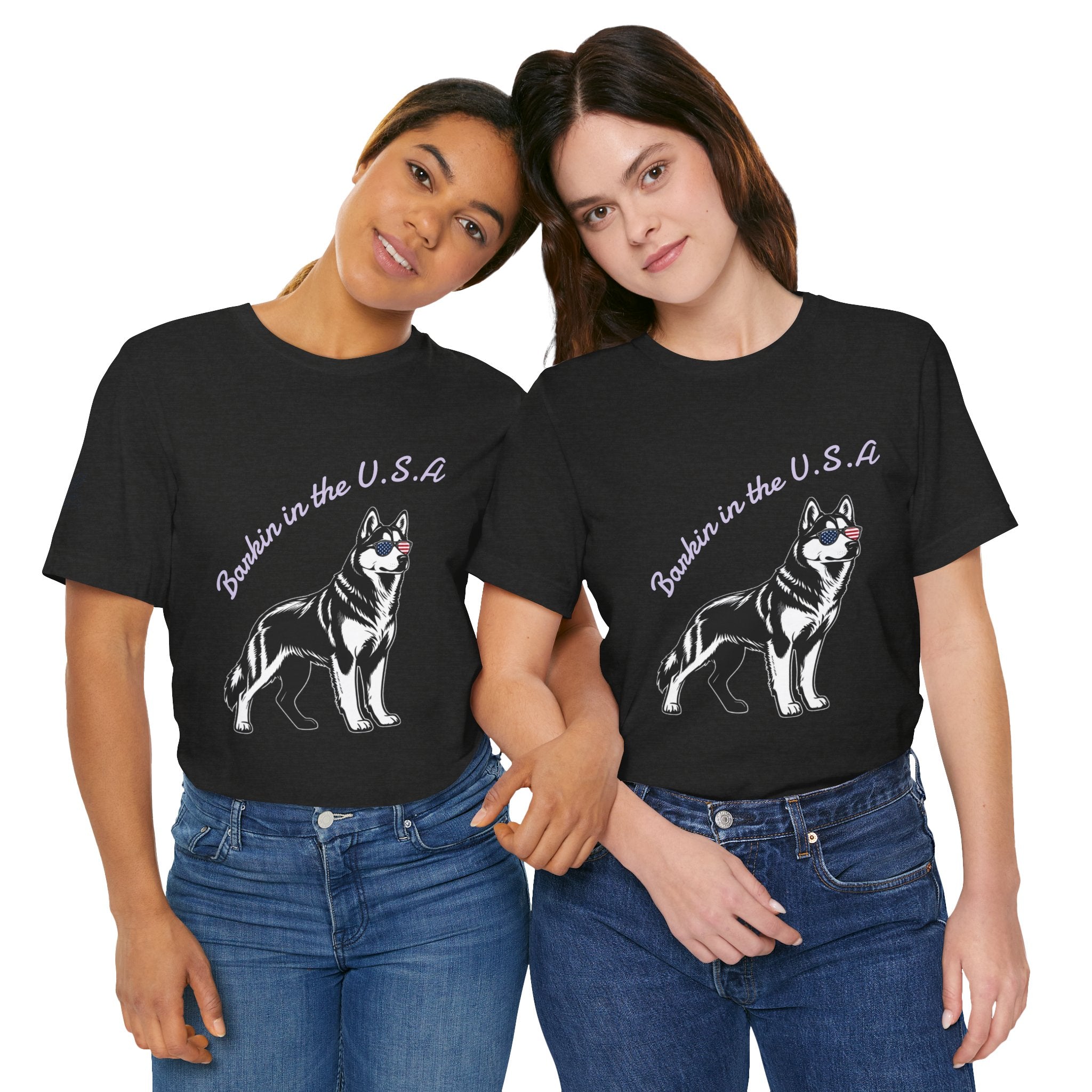 Barkin' in the USA Dog T-Shirt — Funny Patriotic Pup Tee